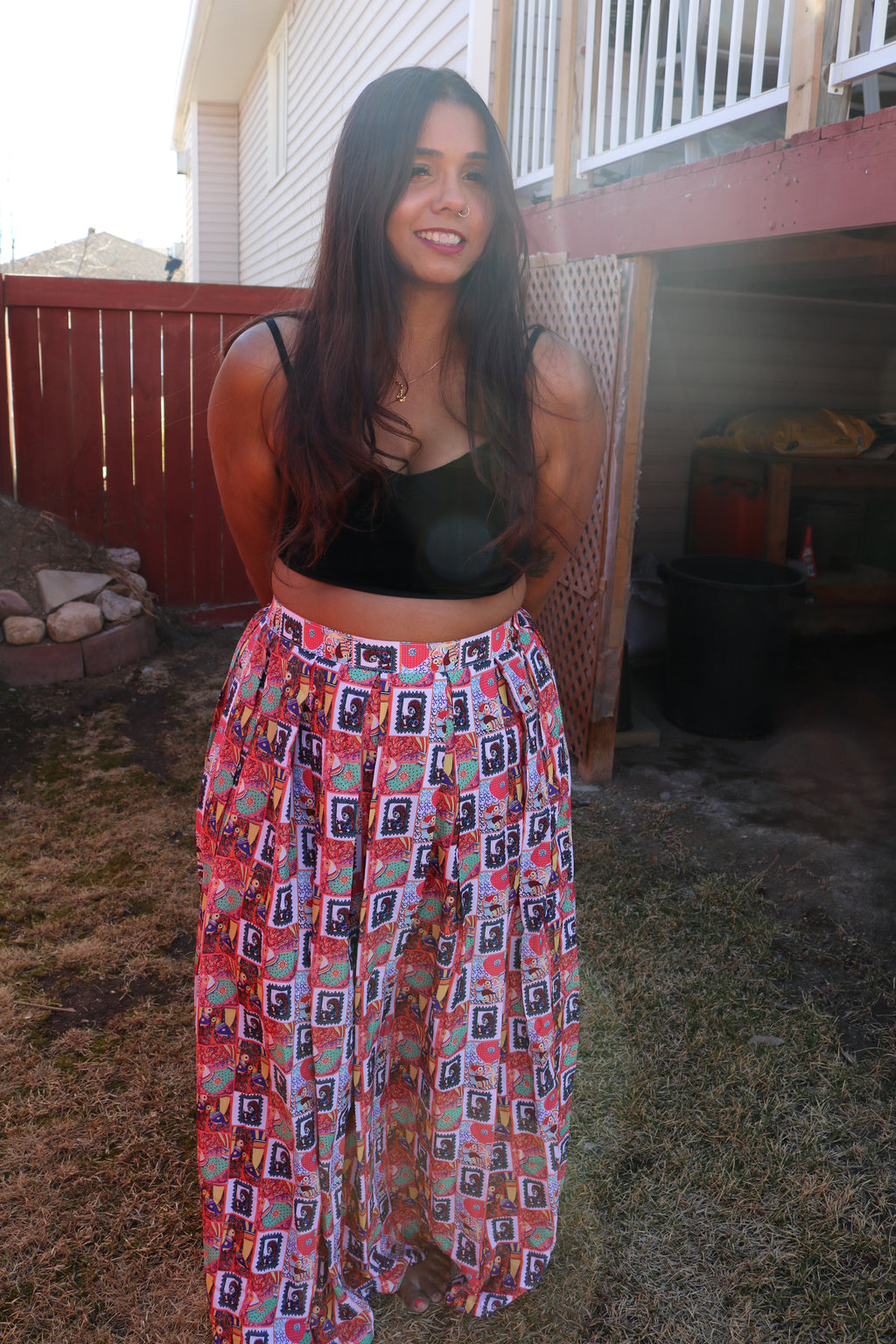 "My Tribe, My Rules" Lehenga (Small Print)