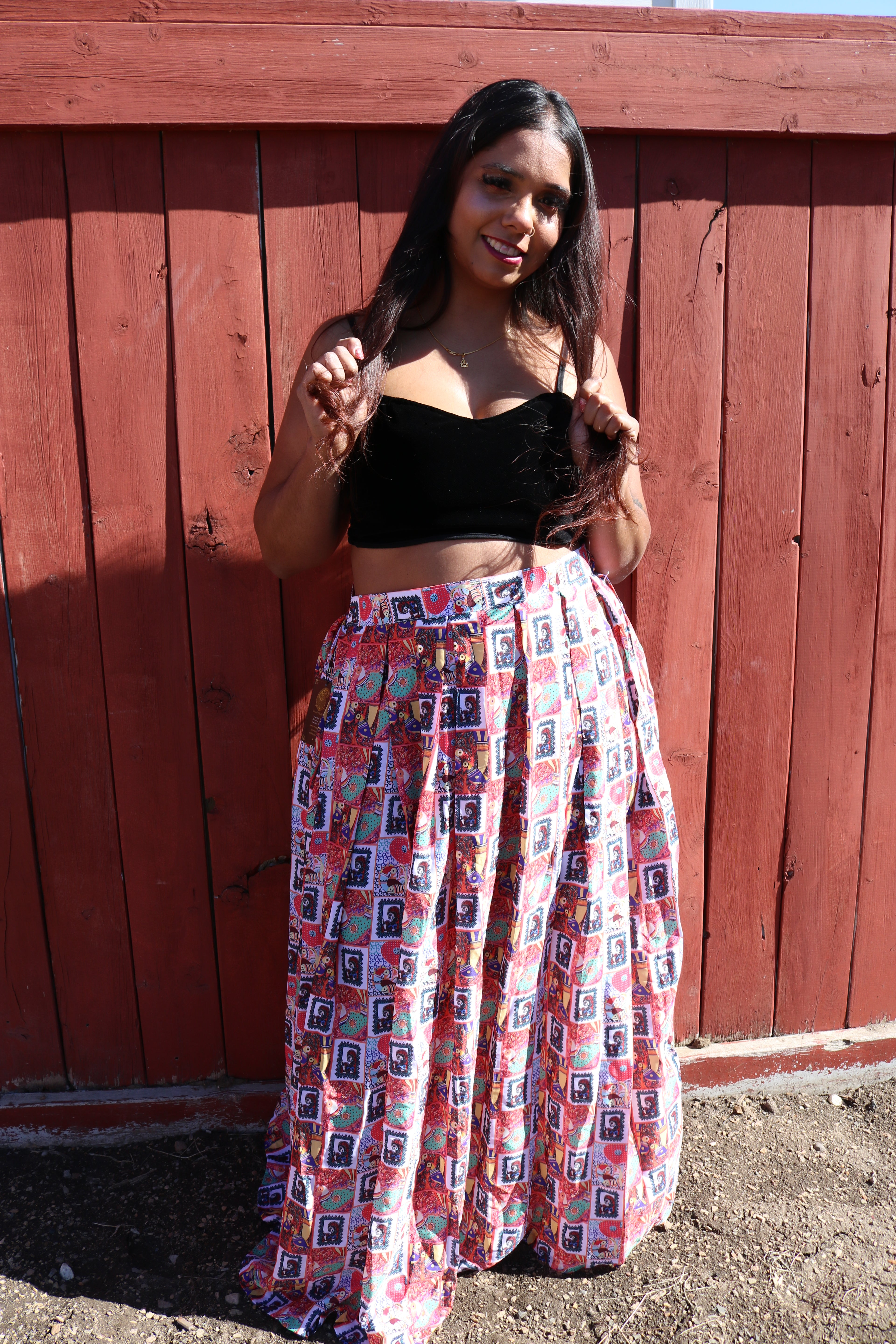 "My Tribe, My Rules" Lehenga (Small Print)