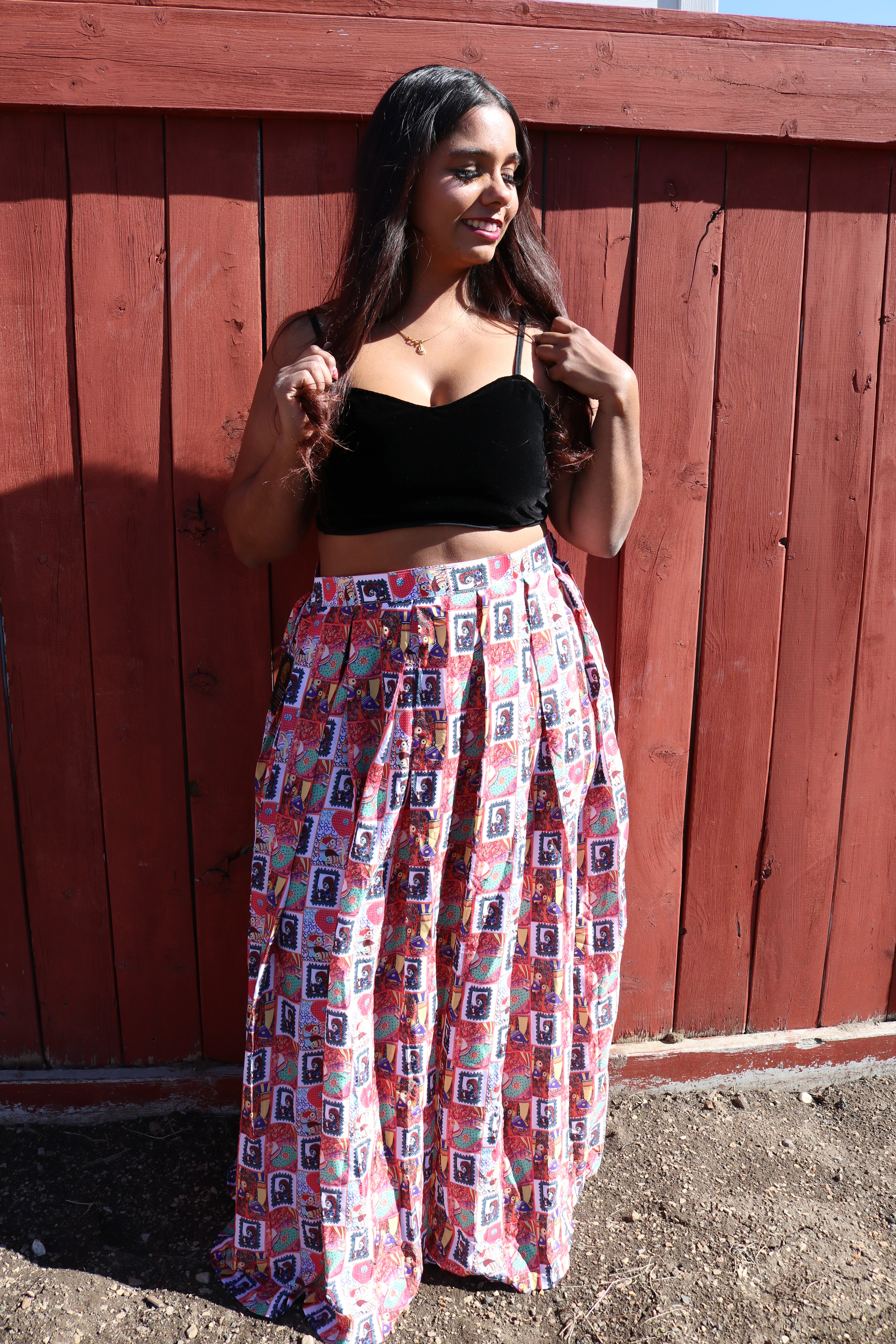 "My Tribe, My Rules" Lehenga (Small Print)