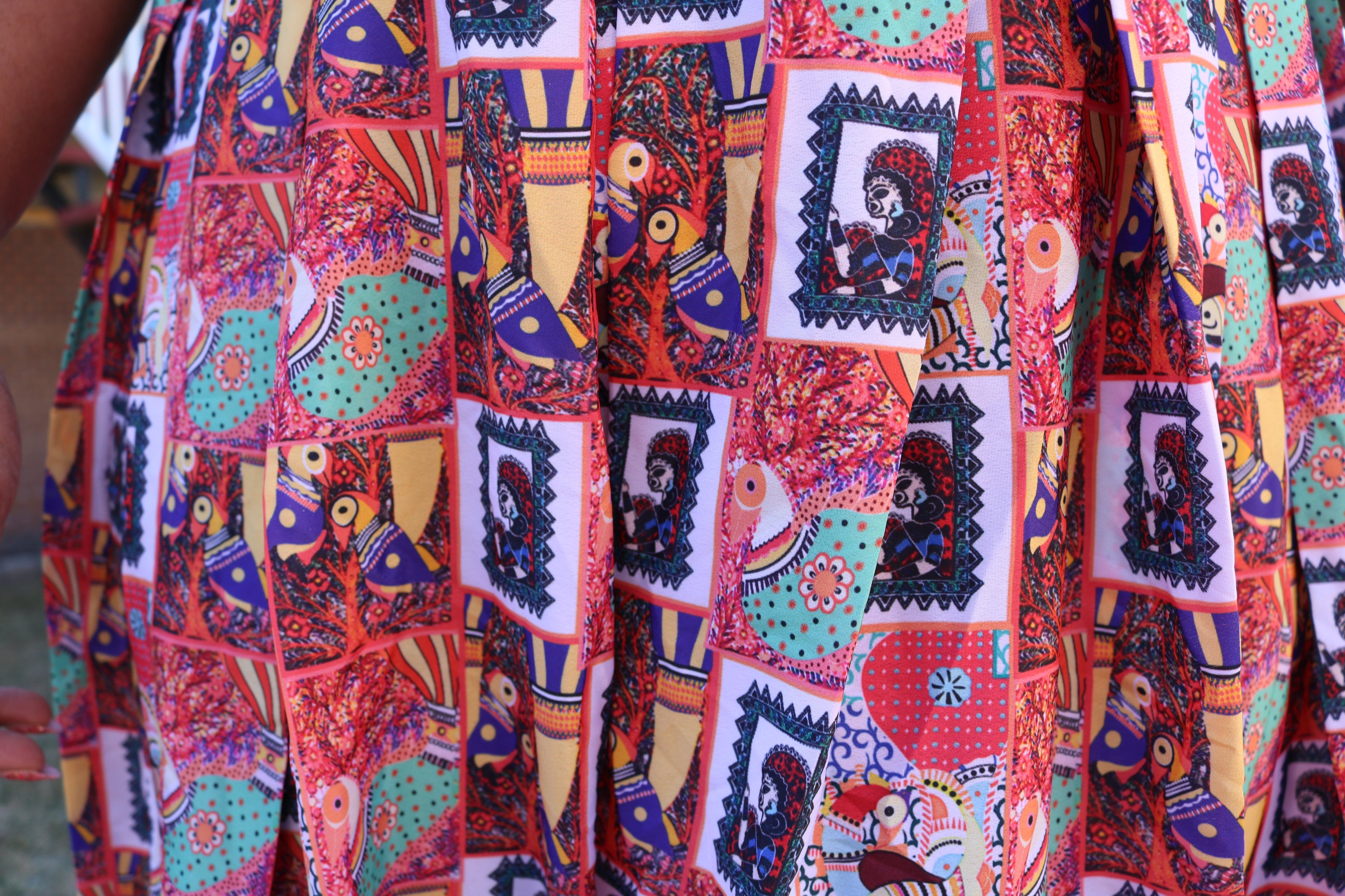 "My Tribe, My Rules" Lehenga (Small Print)