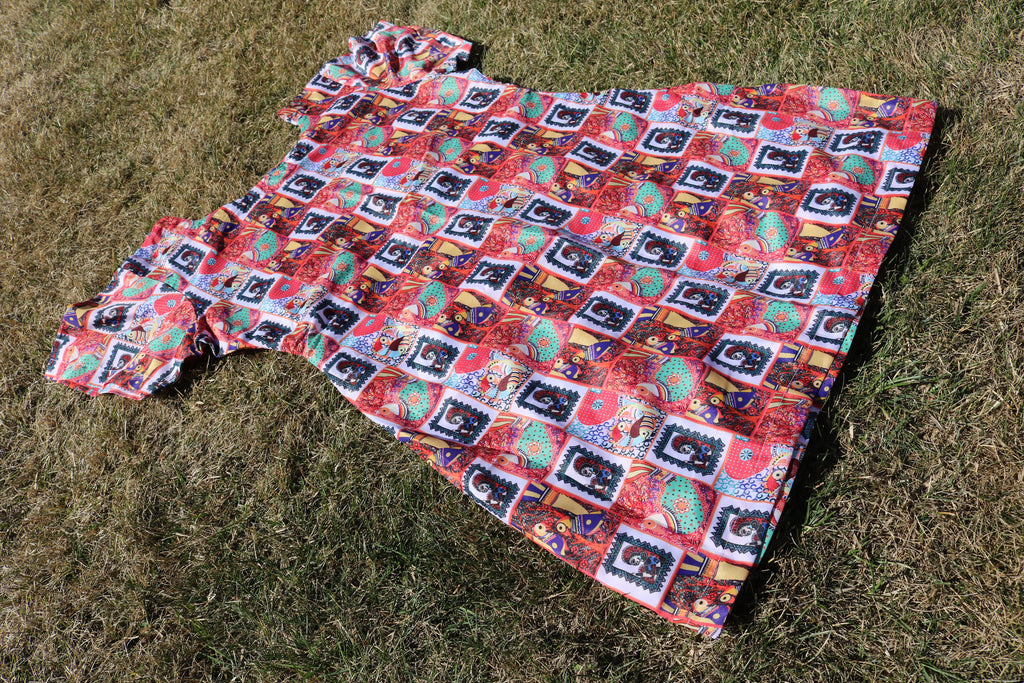 "My Tribe, My Rules" Mini Dress (Small Print)