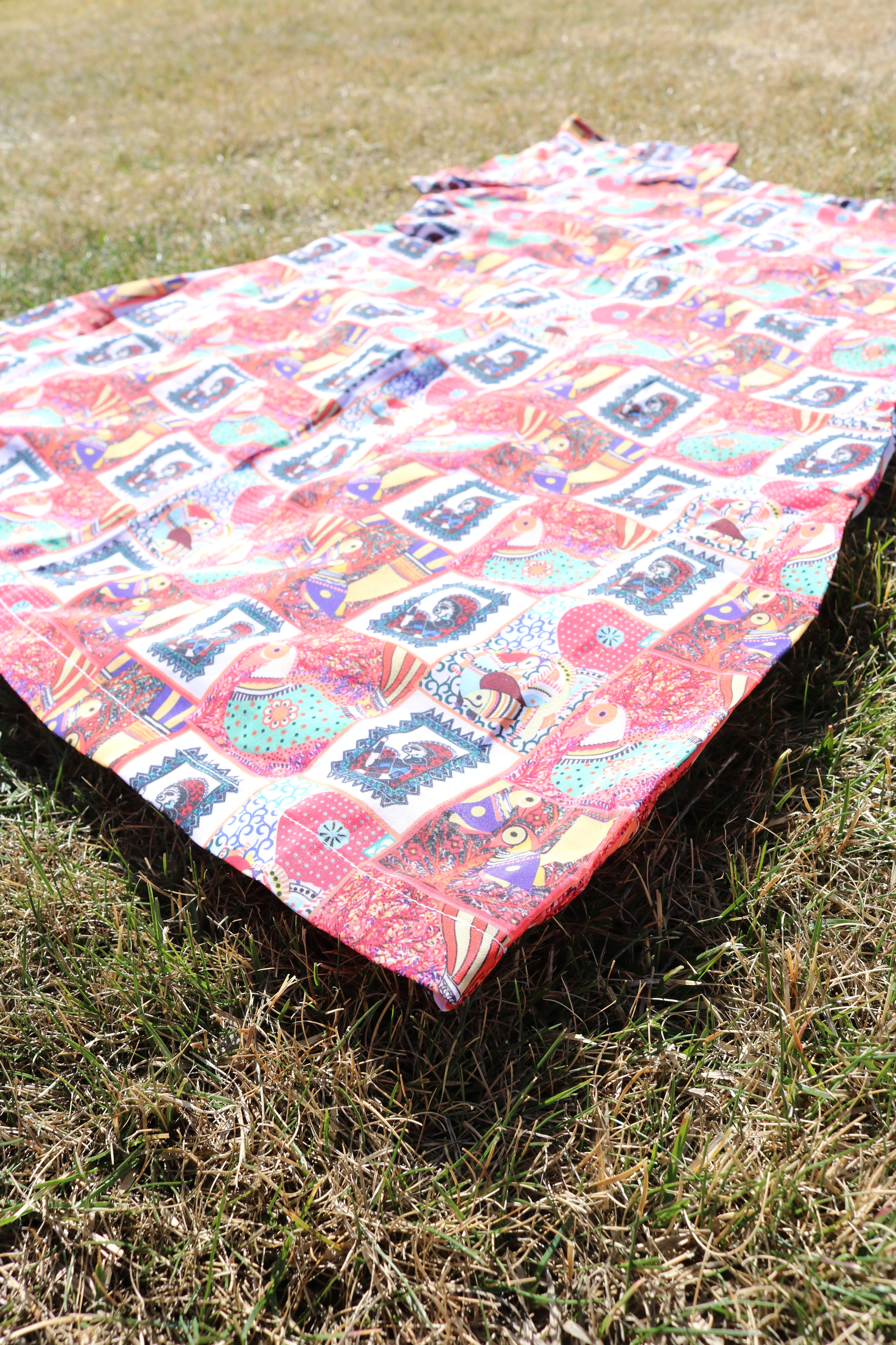 "My Tribe, My Rules" Mini Dress (Small Print)