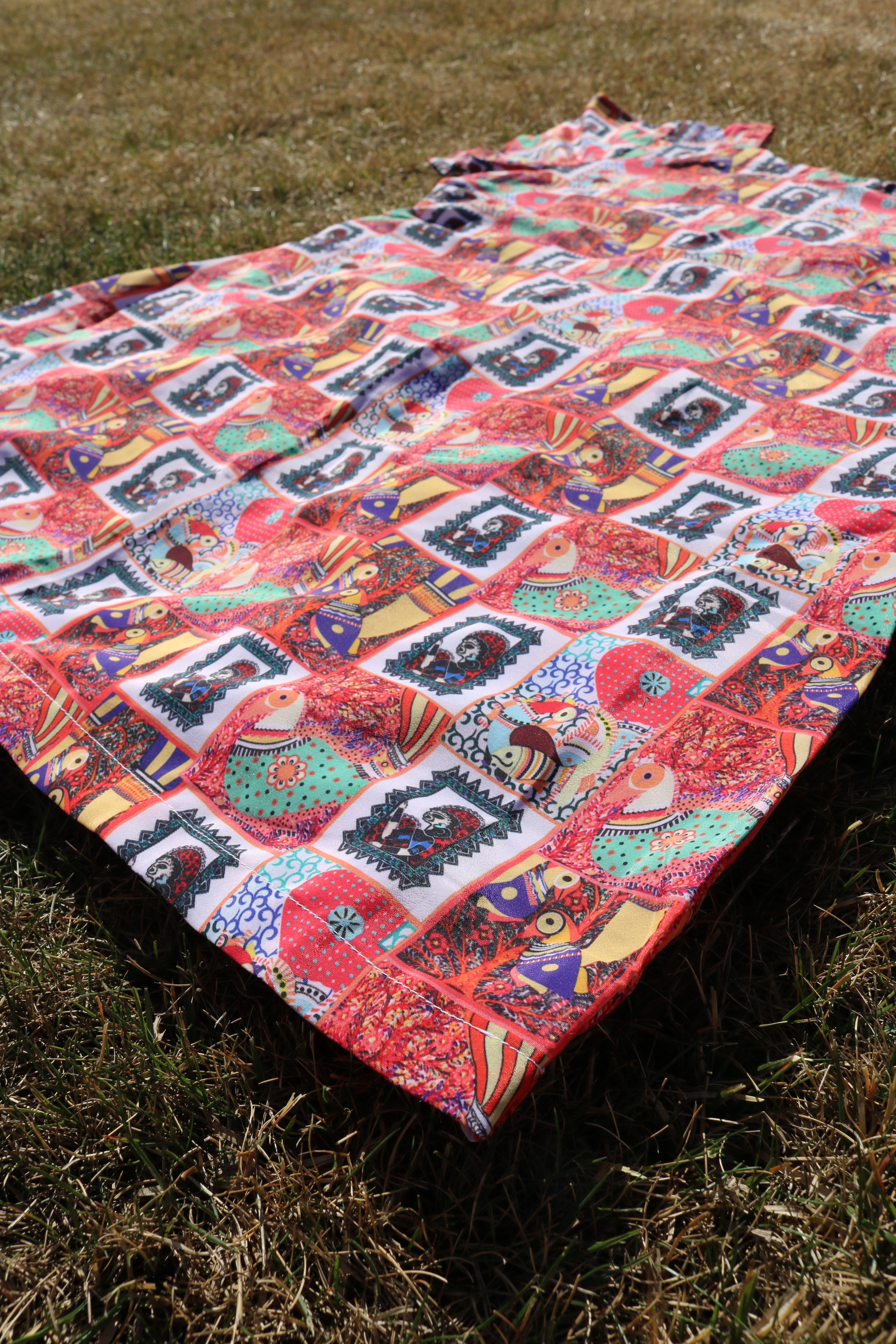 "My Tribe, My Rules" Mini Dress (Small Print)