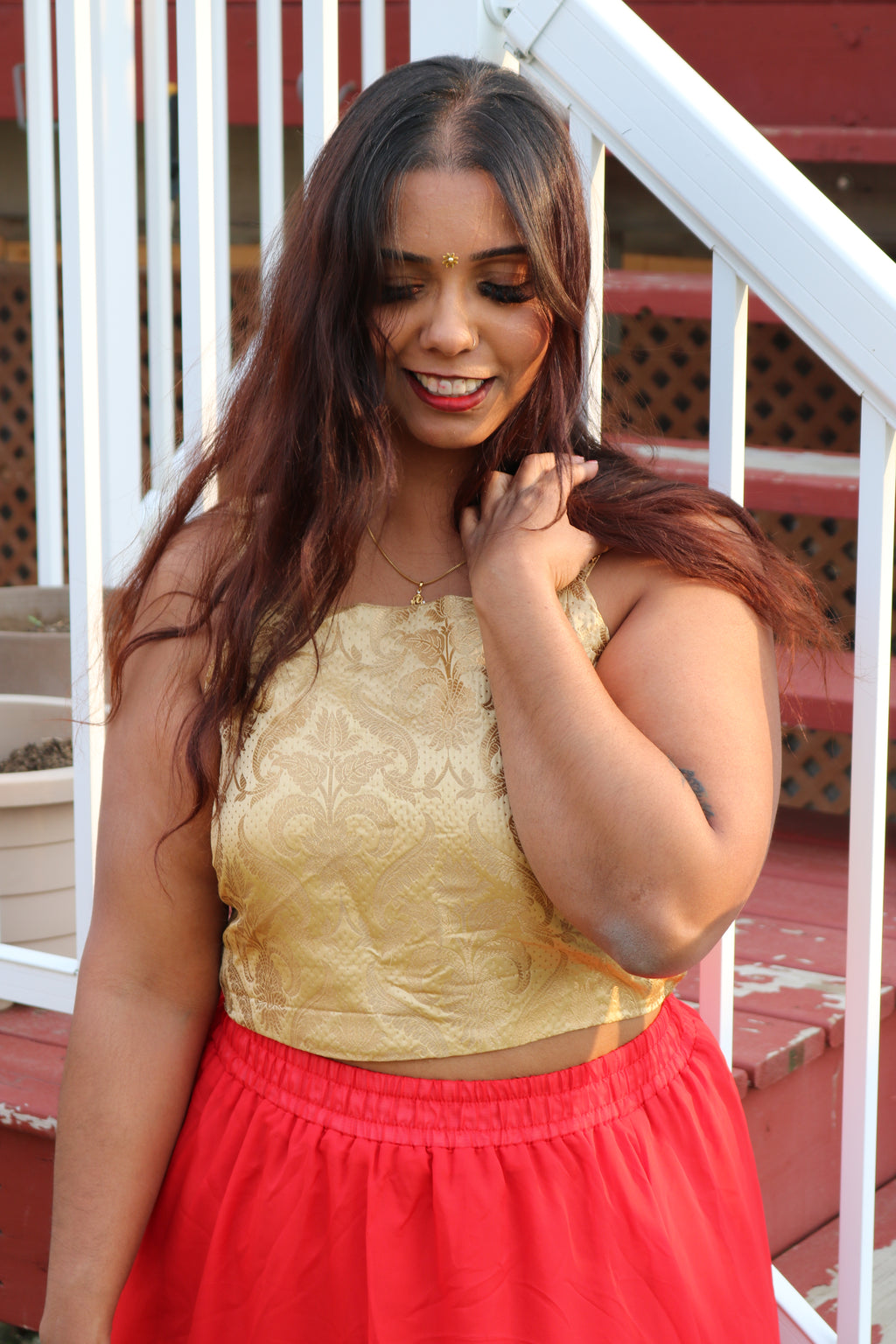 "The Gold Obsession" Halter Top