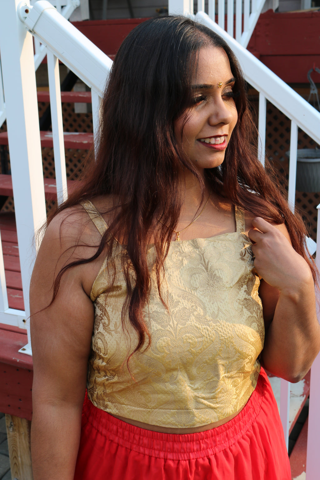 "The Gold Obsession" Halter Top