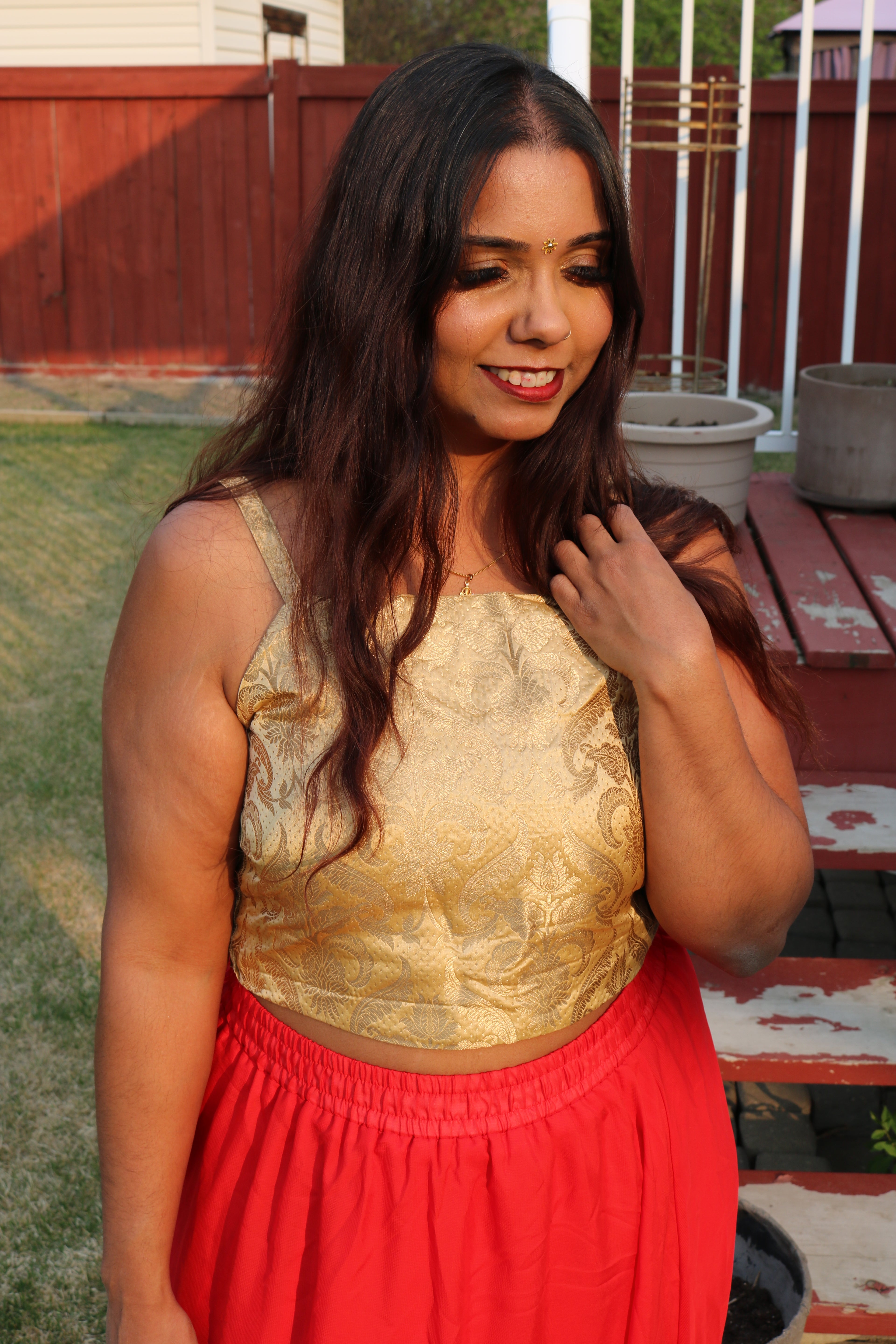 "The Gold Obsession" Halter Top