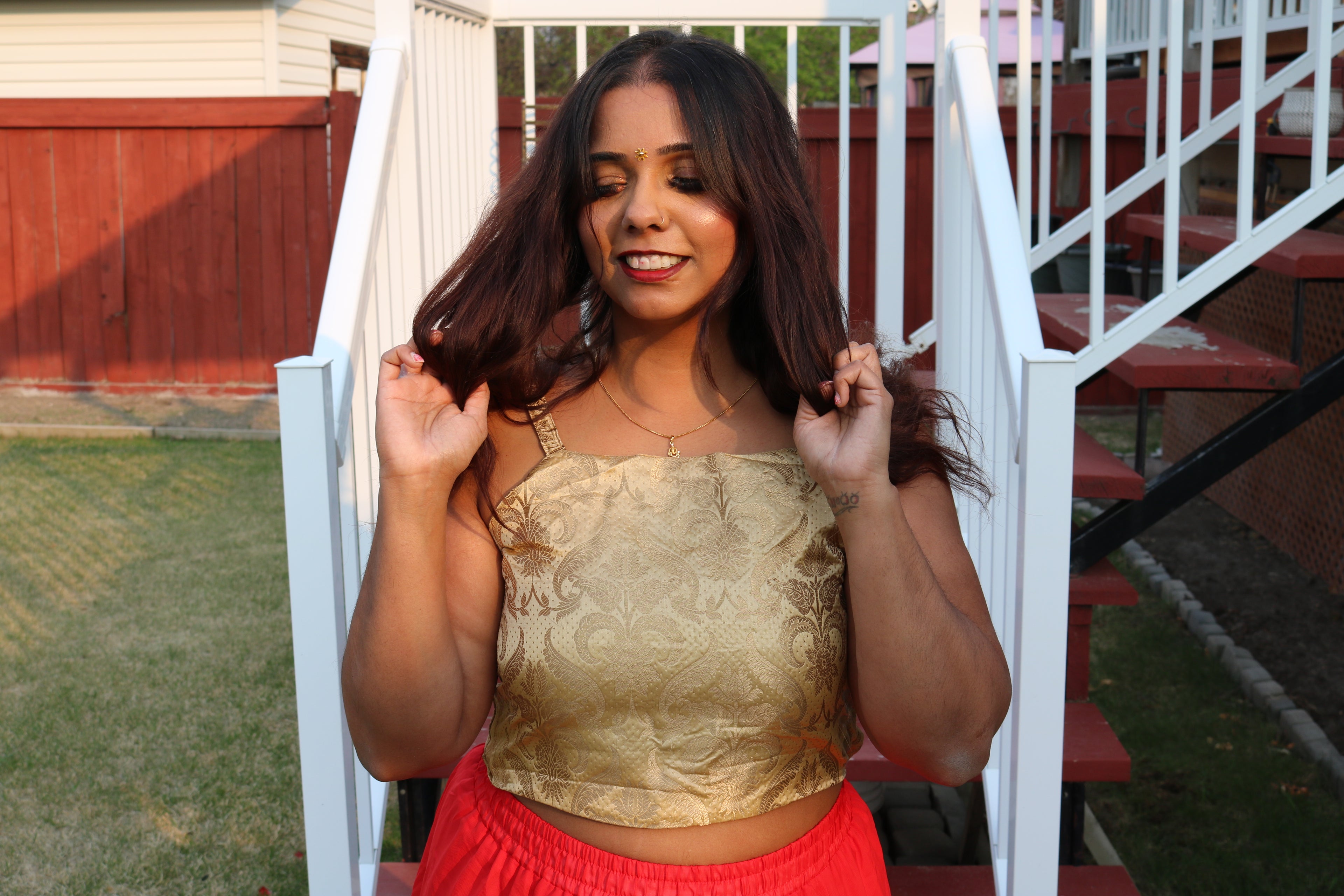 "The Gold Obsession" Halter Top