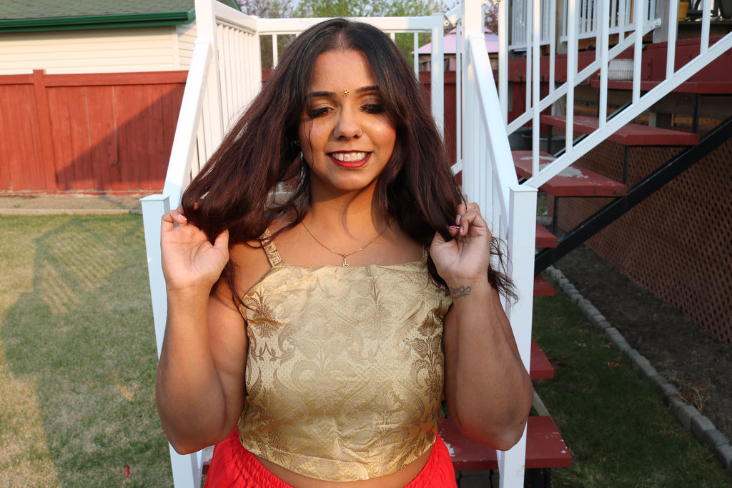 "The Gold Obsession" Halter Top