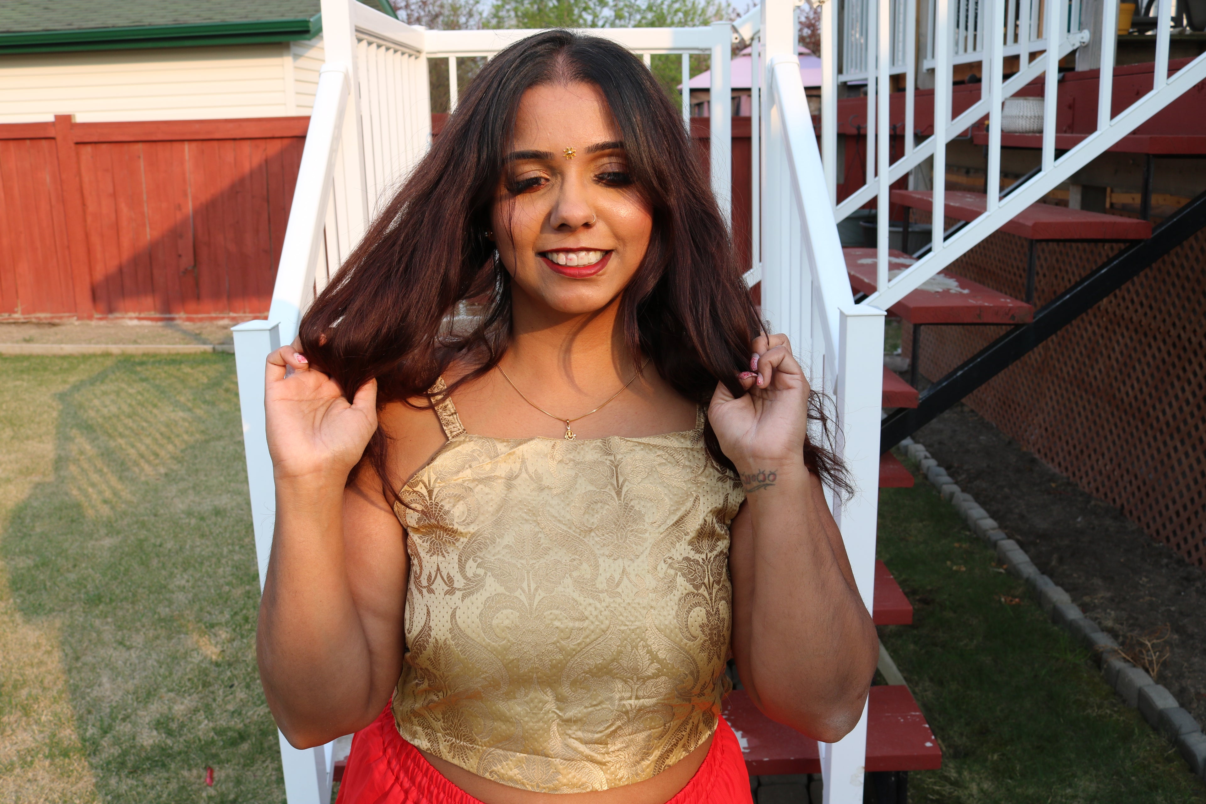 "The Gold Obsession" Halter Top