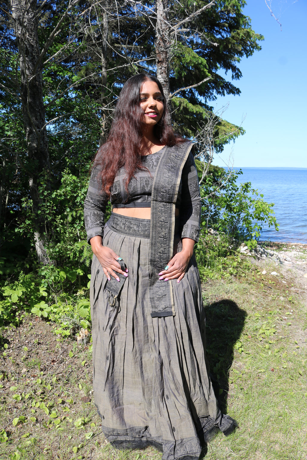 "Love my Tribe" Lehenga Set