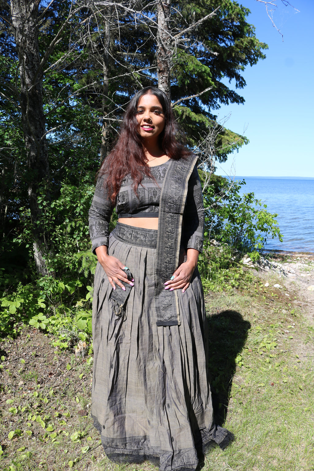 "Love my Tribe" Lehenga Set