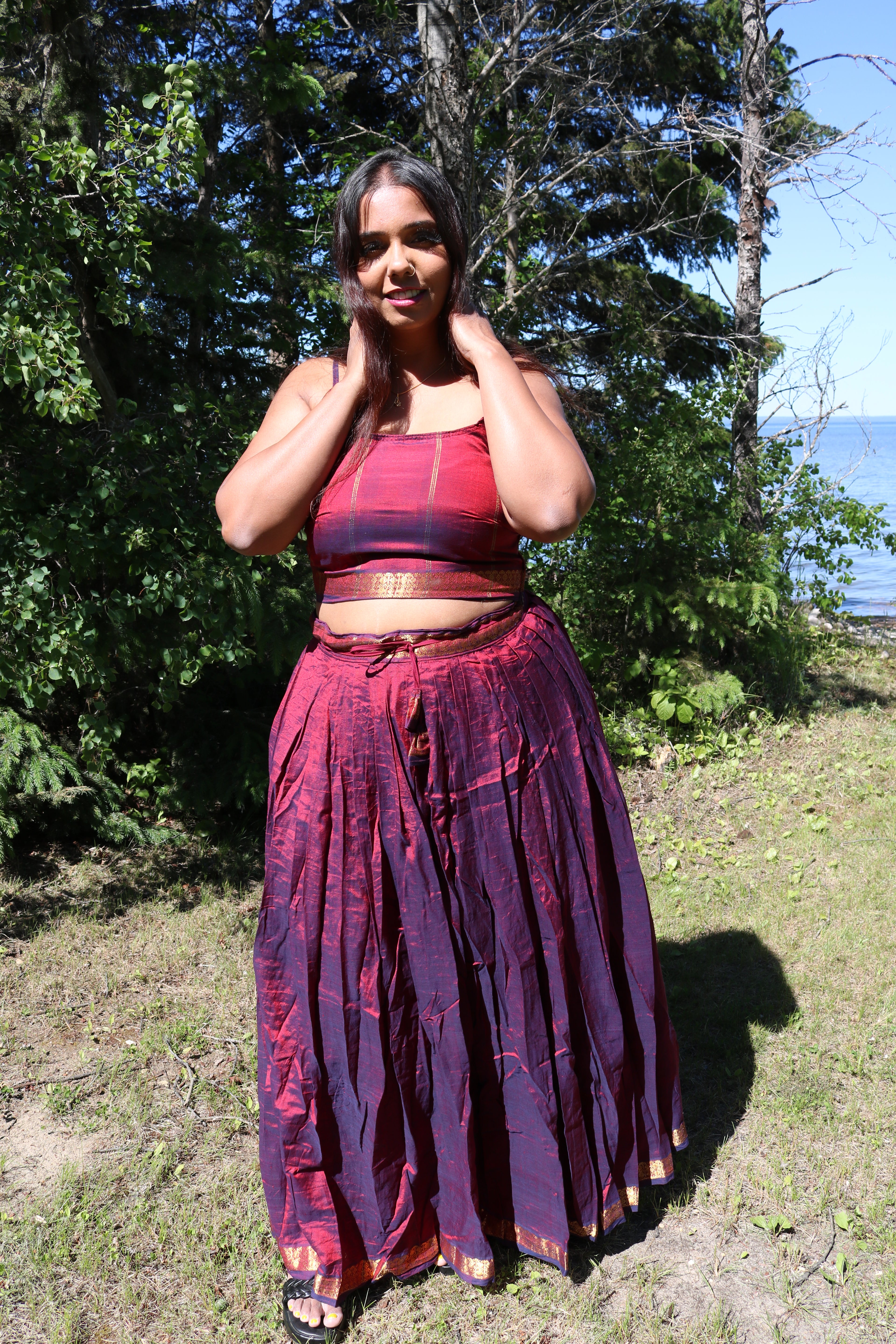 "Dip it in Gold" Lehenga Set