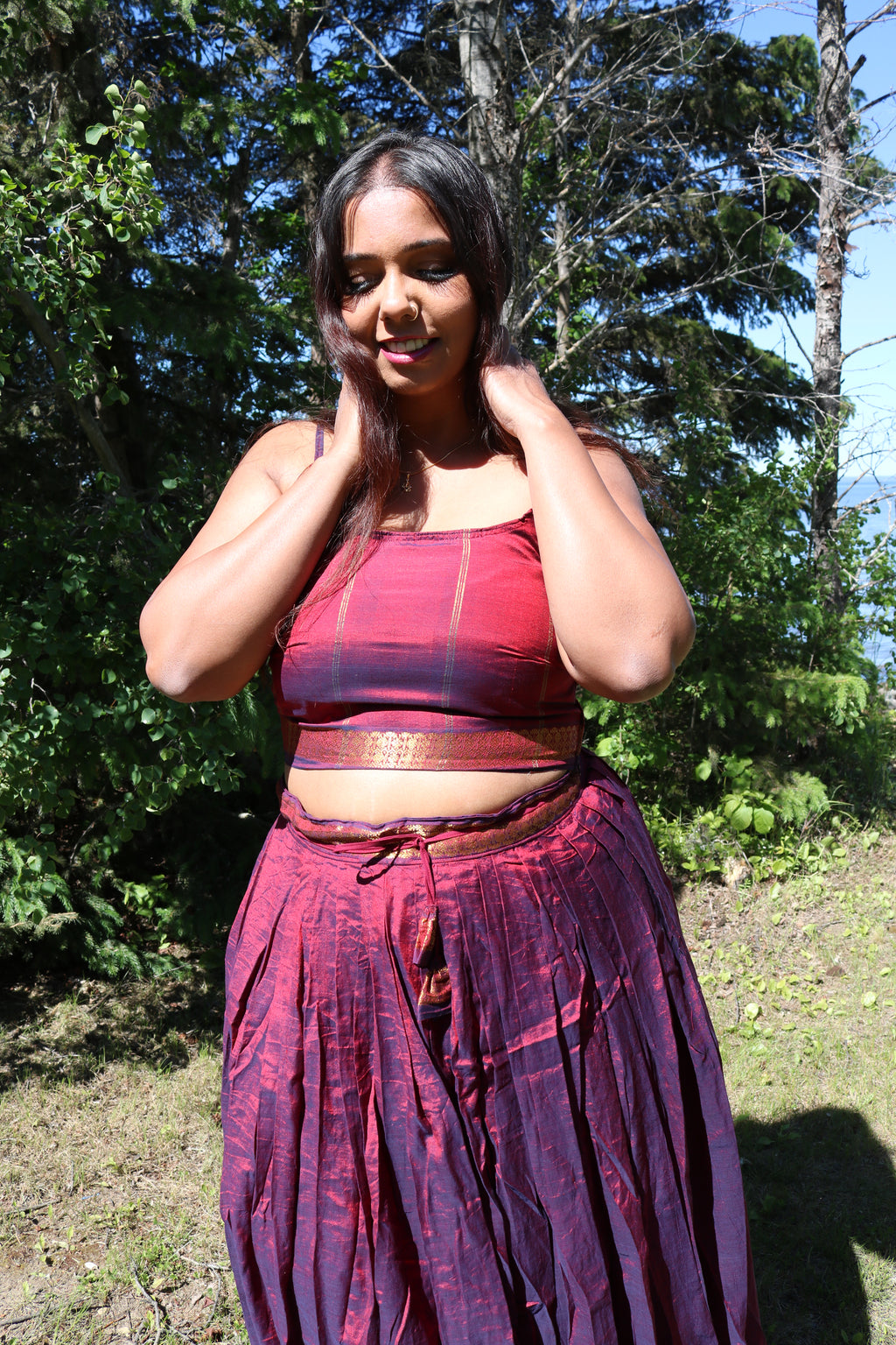 "Dip it in Gold" Lehenga Set