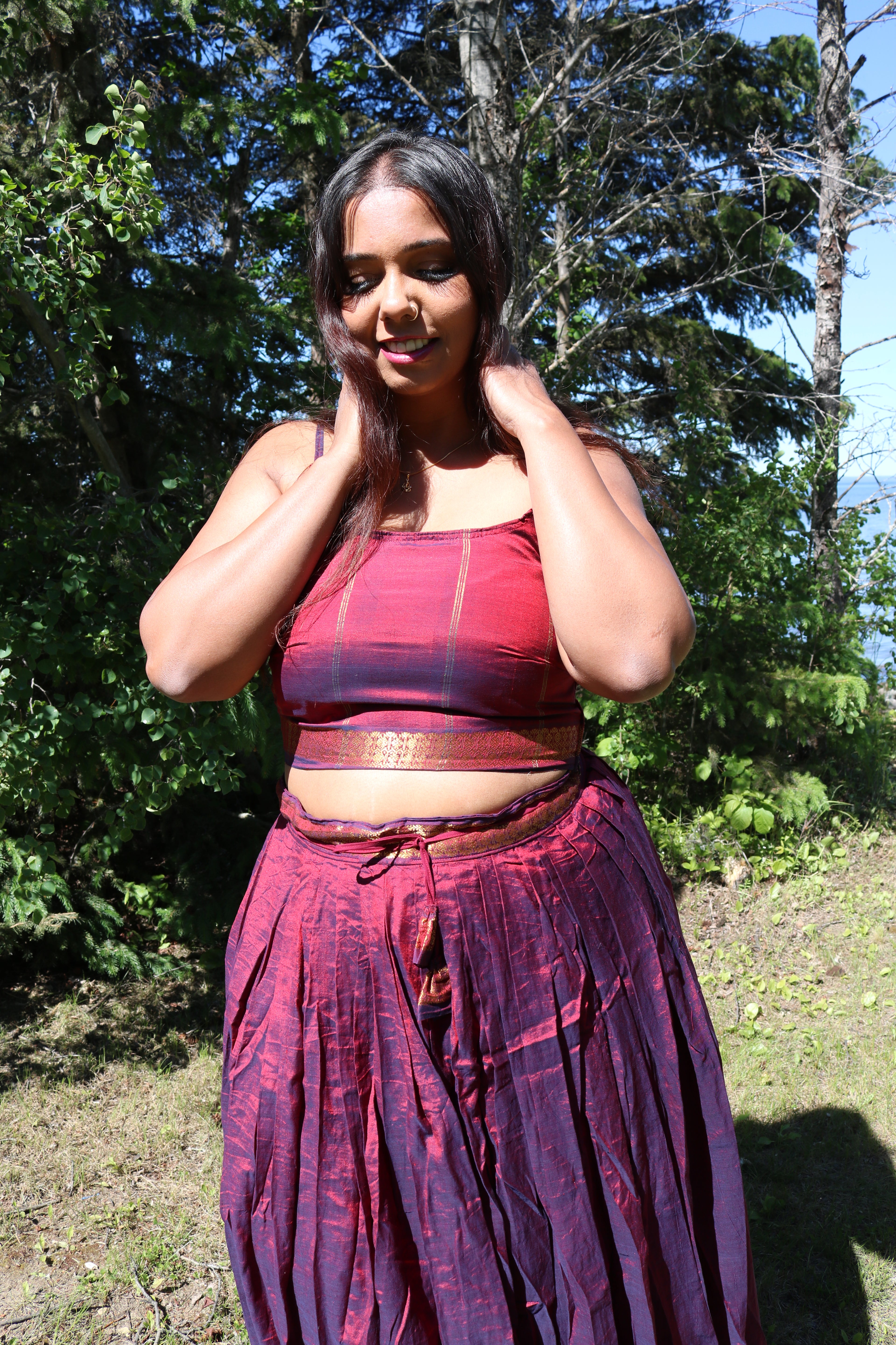 "Dip it in Gold" Lehenga Set