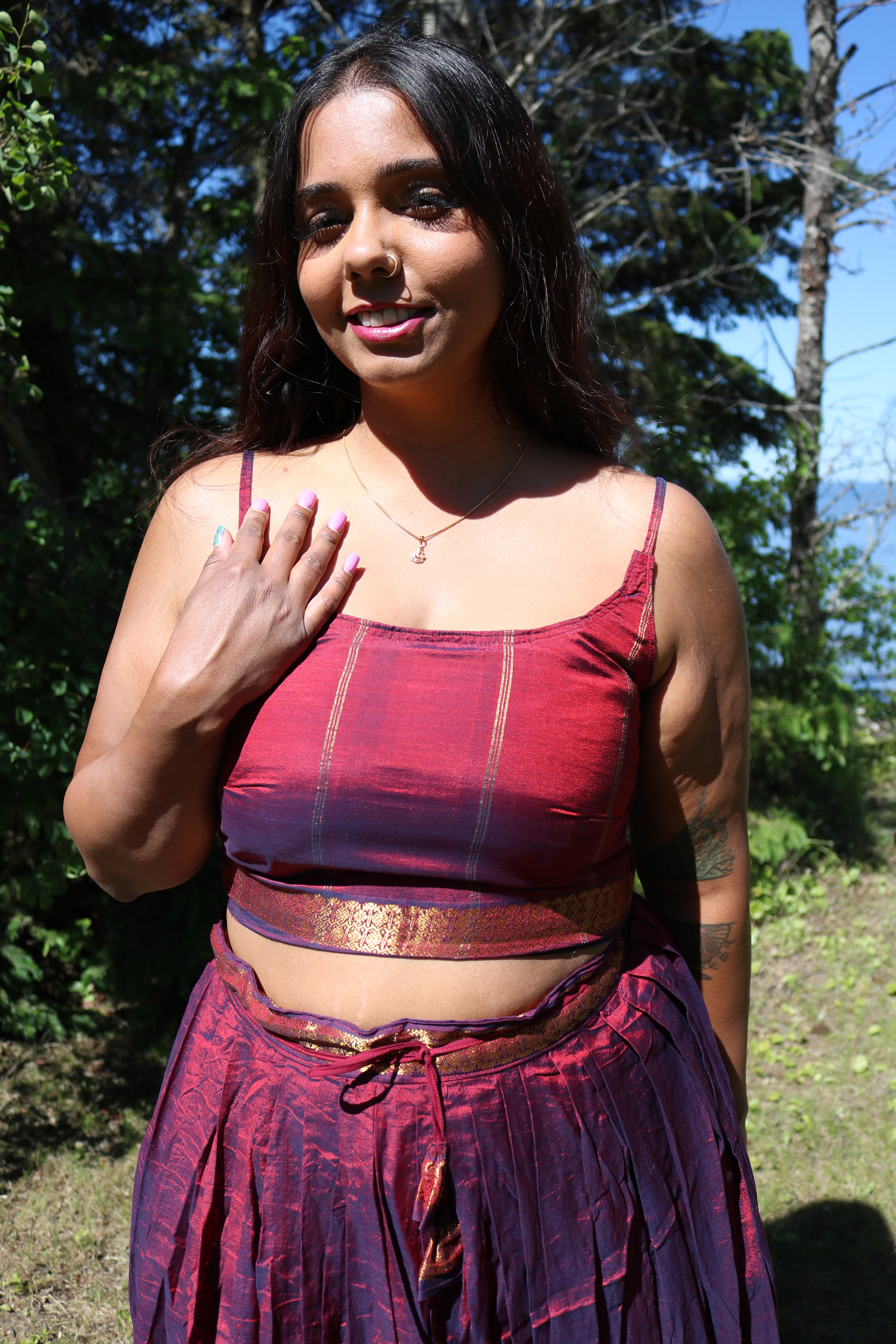 "Dip it in Gold" Lehenga Set