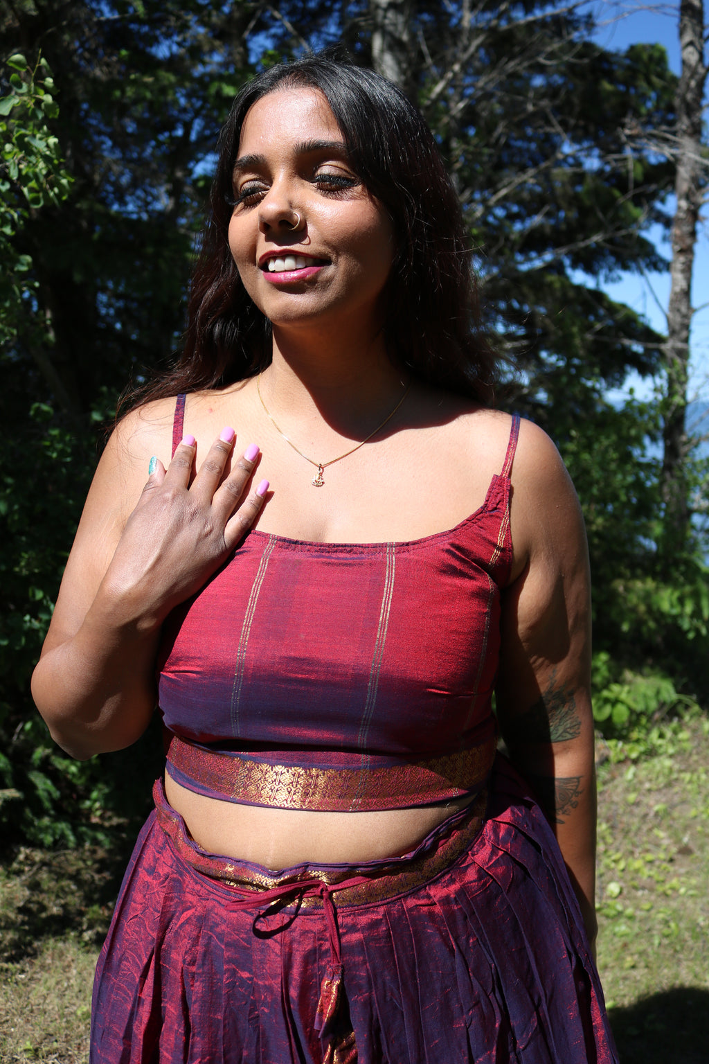 "Dip it in Gold" Lehenga Set