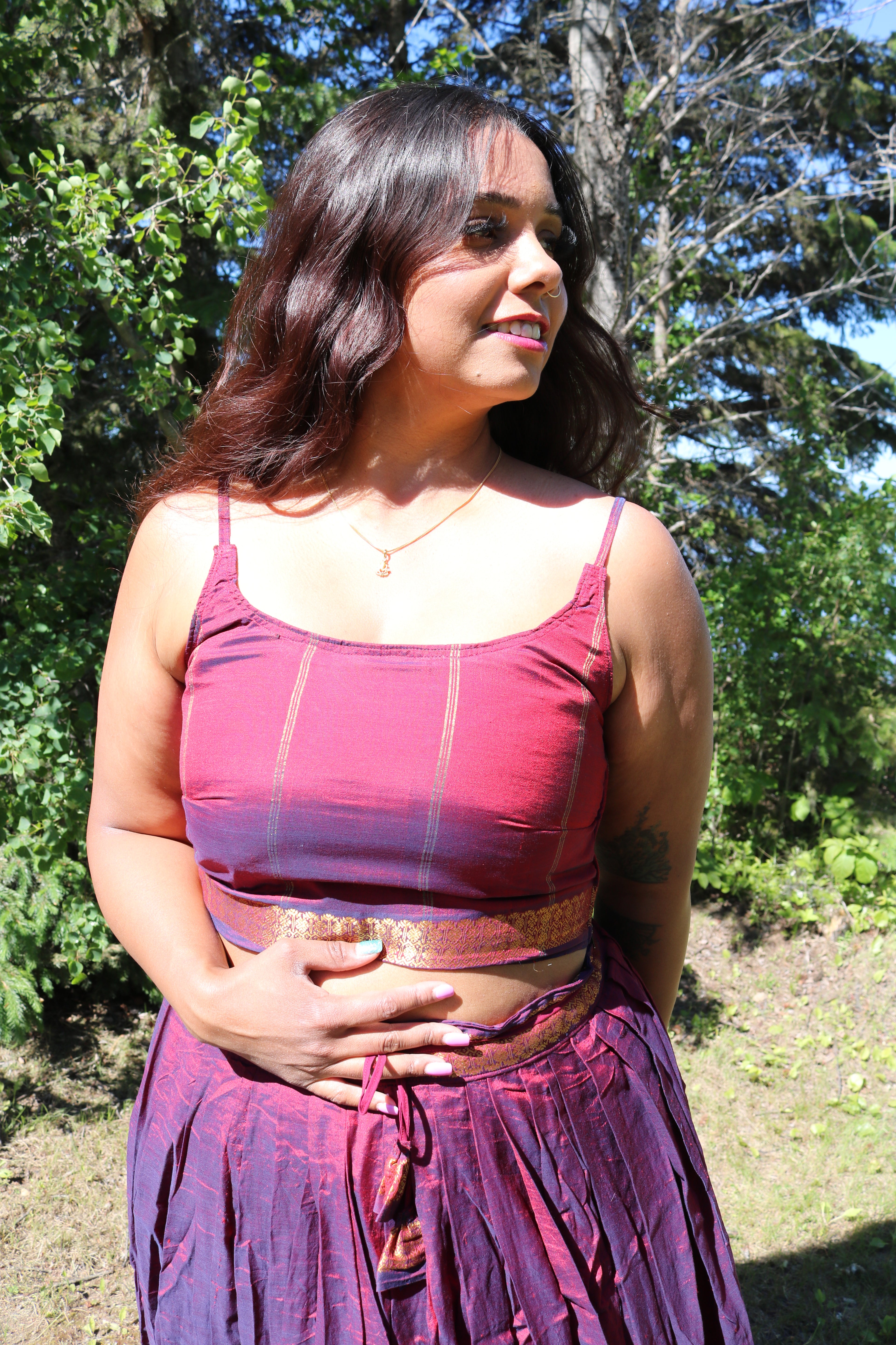 "Dip it in Gold" Lehenga Set