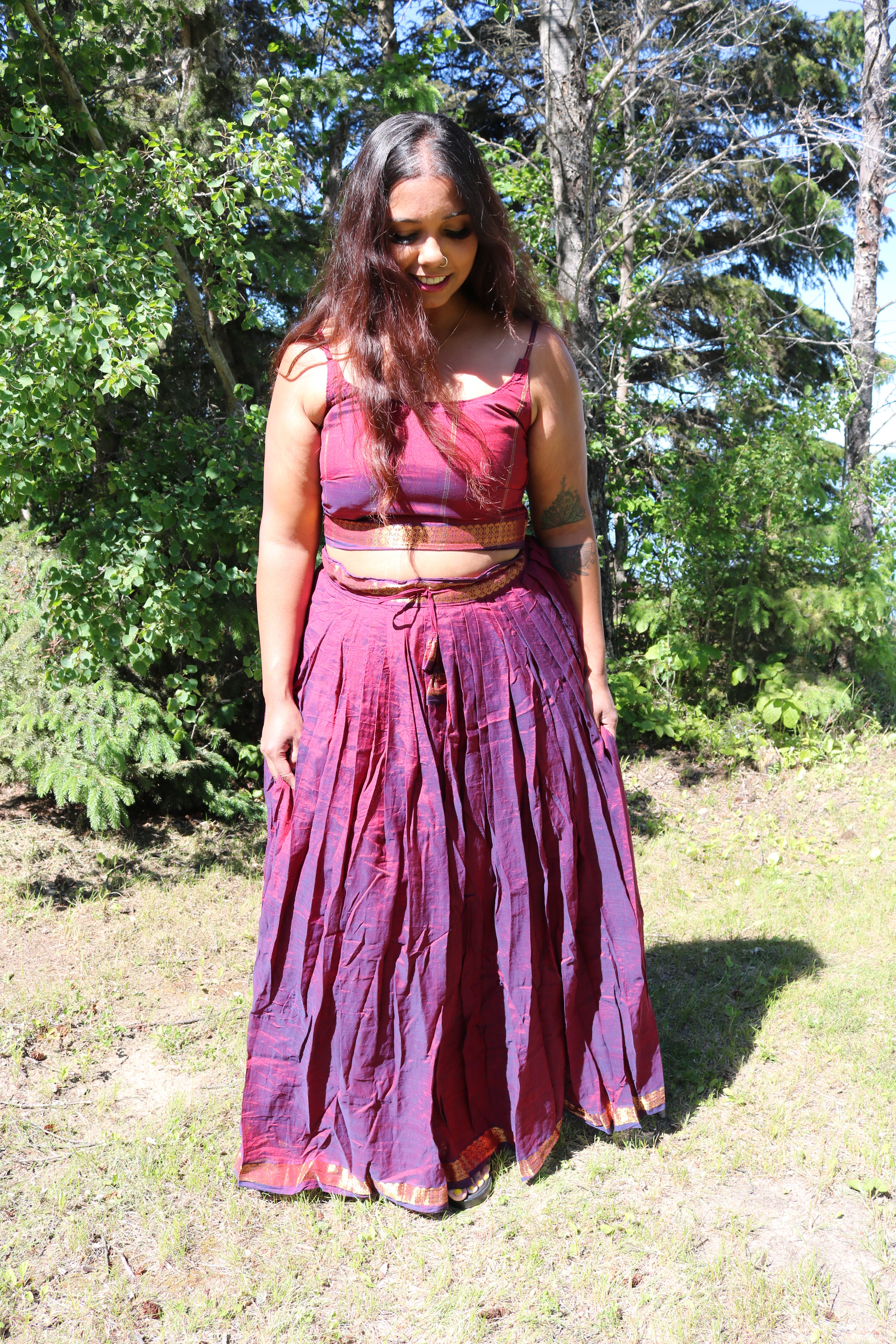 "Dip it in Gold" Lehenga Set