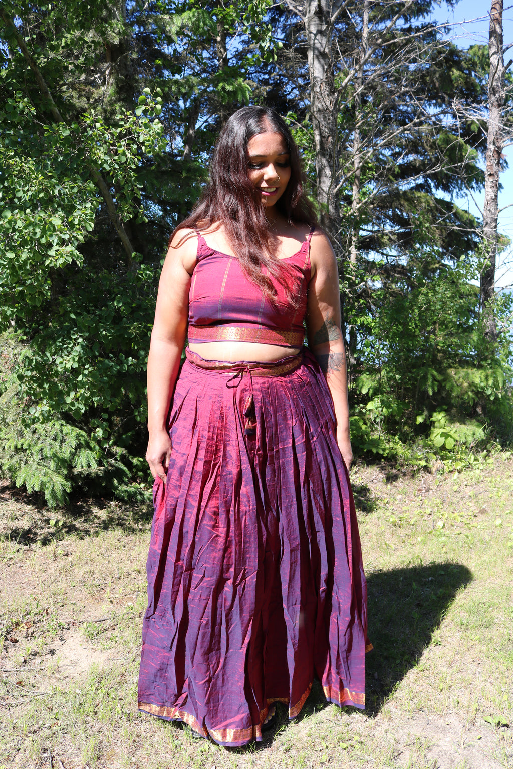 "Dip it in Gold" Lehenga Set