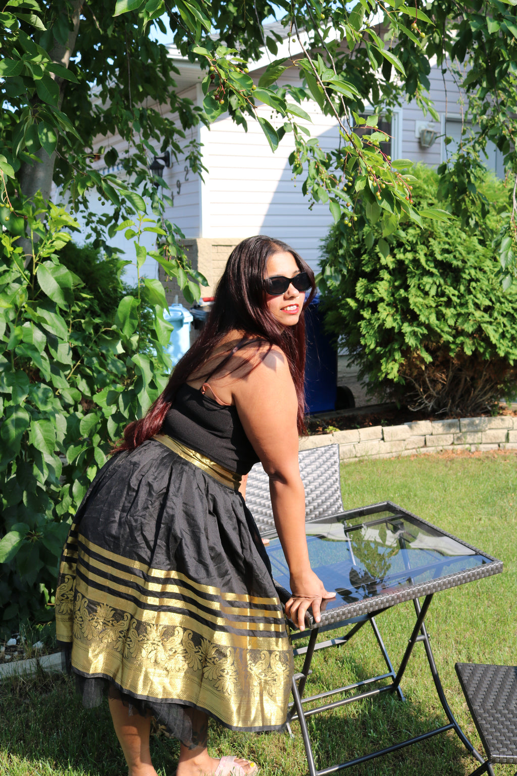 Black and Gold is the Way to go Skirt