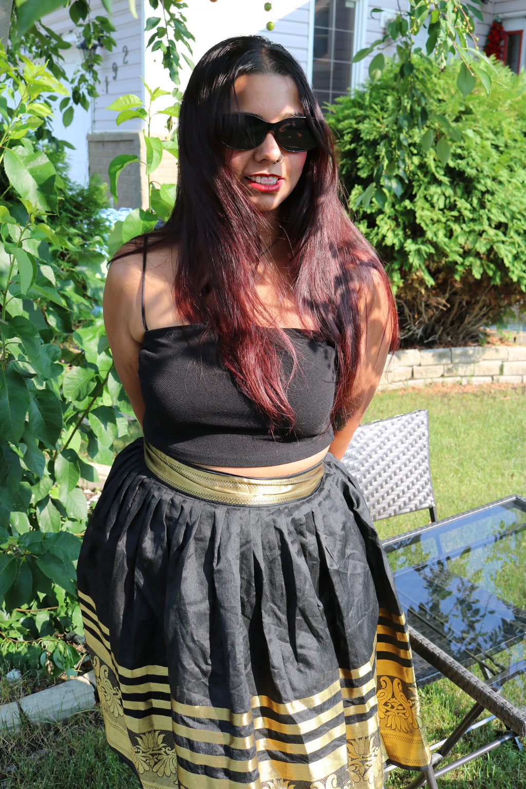 Black and Gold is the Way to go Skirt