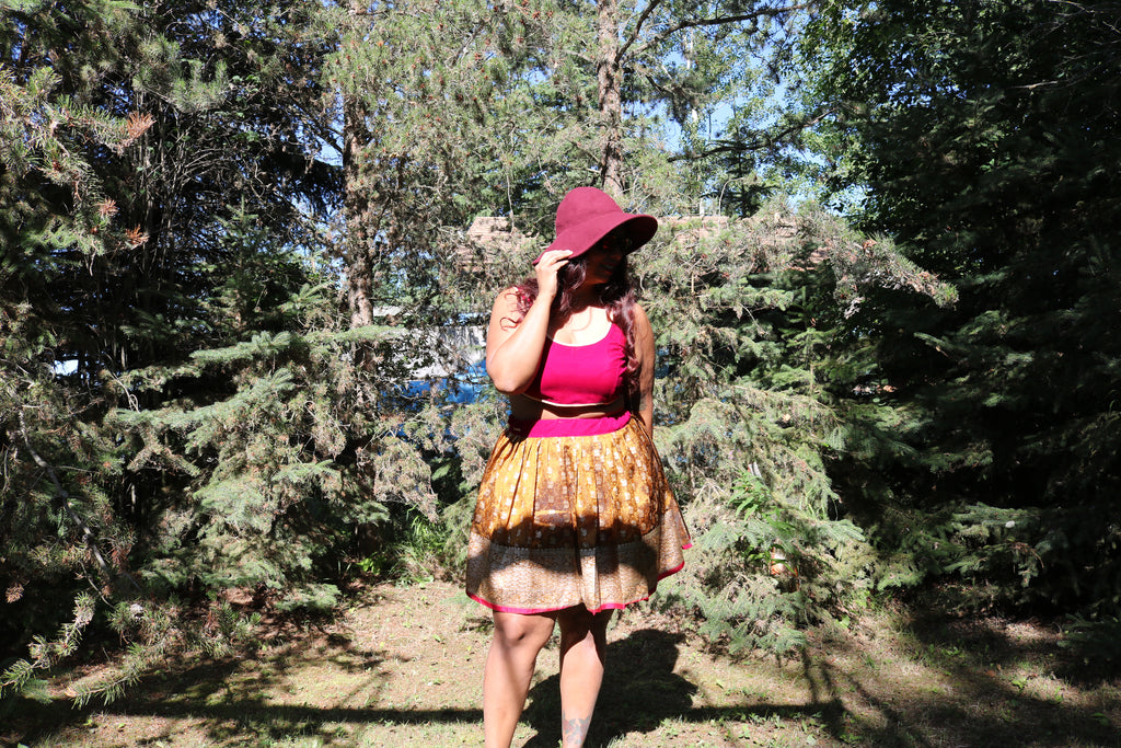 “Maharani’s Honey Glazed” Mini Co-ord Set