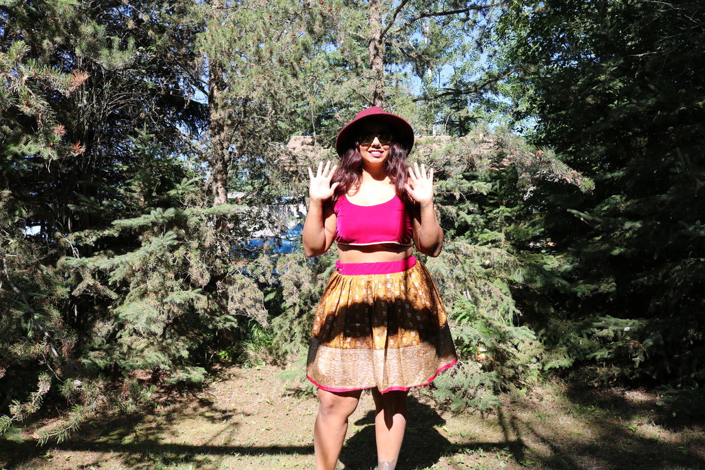 “Maharani’s Honey Glazed” Mini Co-ord Set