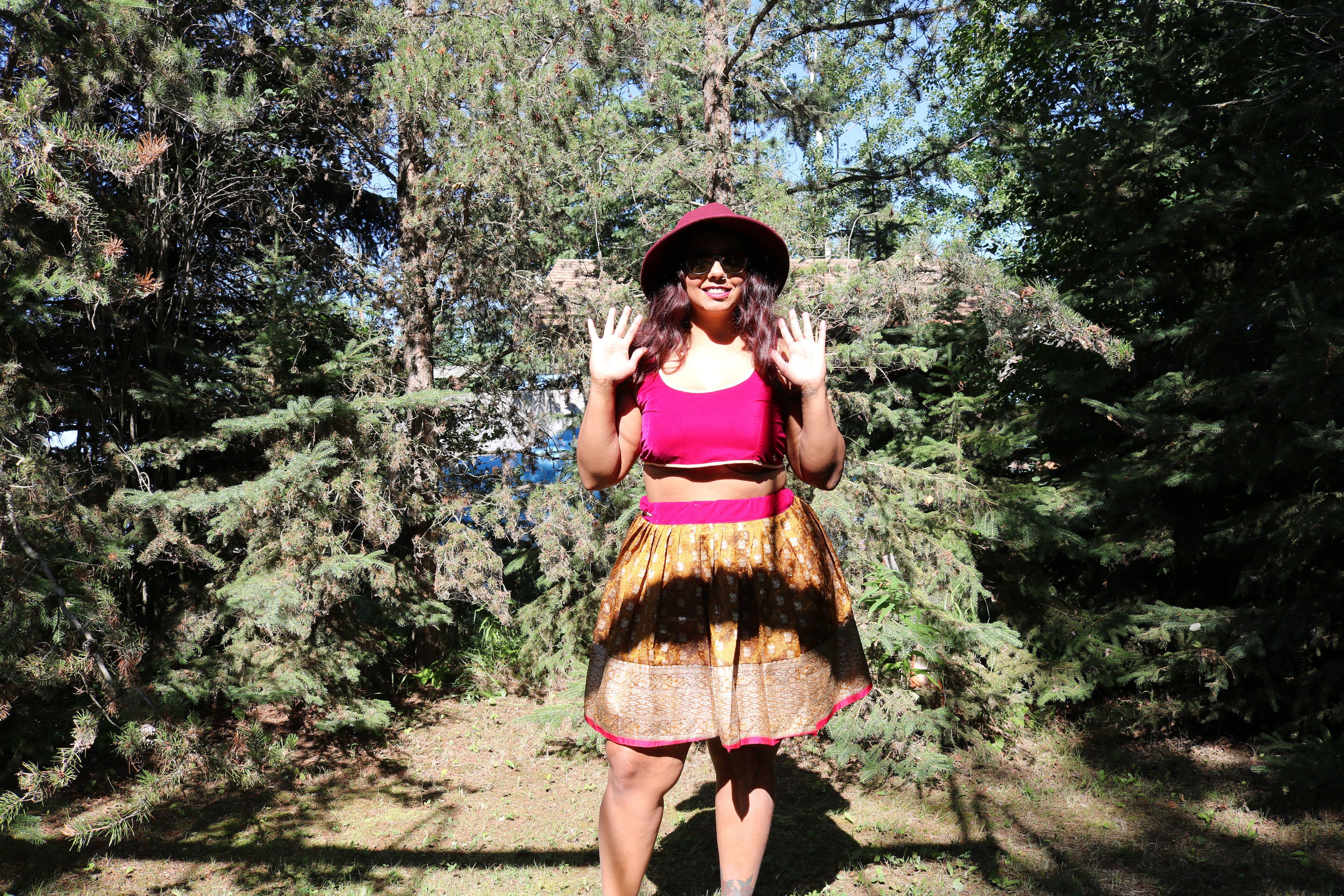 “Maharani’s Honey Glazed” Mini Co-ord Set