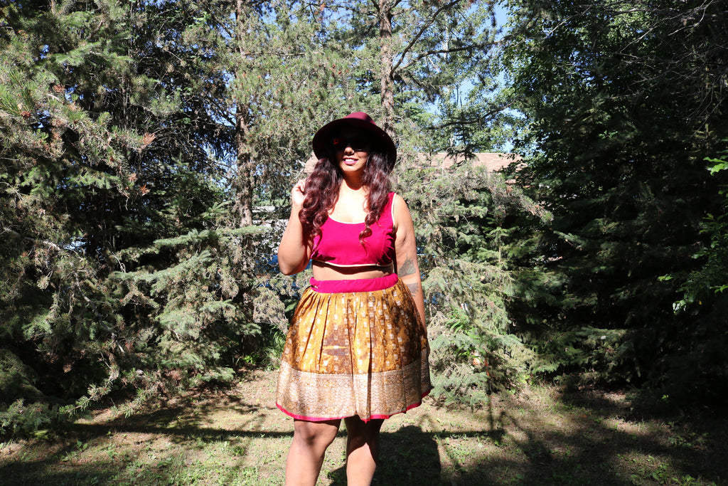 “Maharani’s Honey Glazed” Mini Co-ord Set