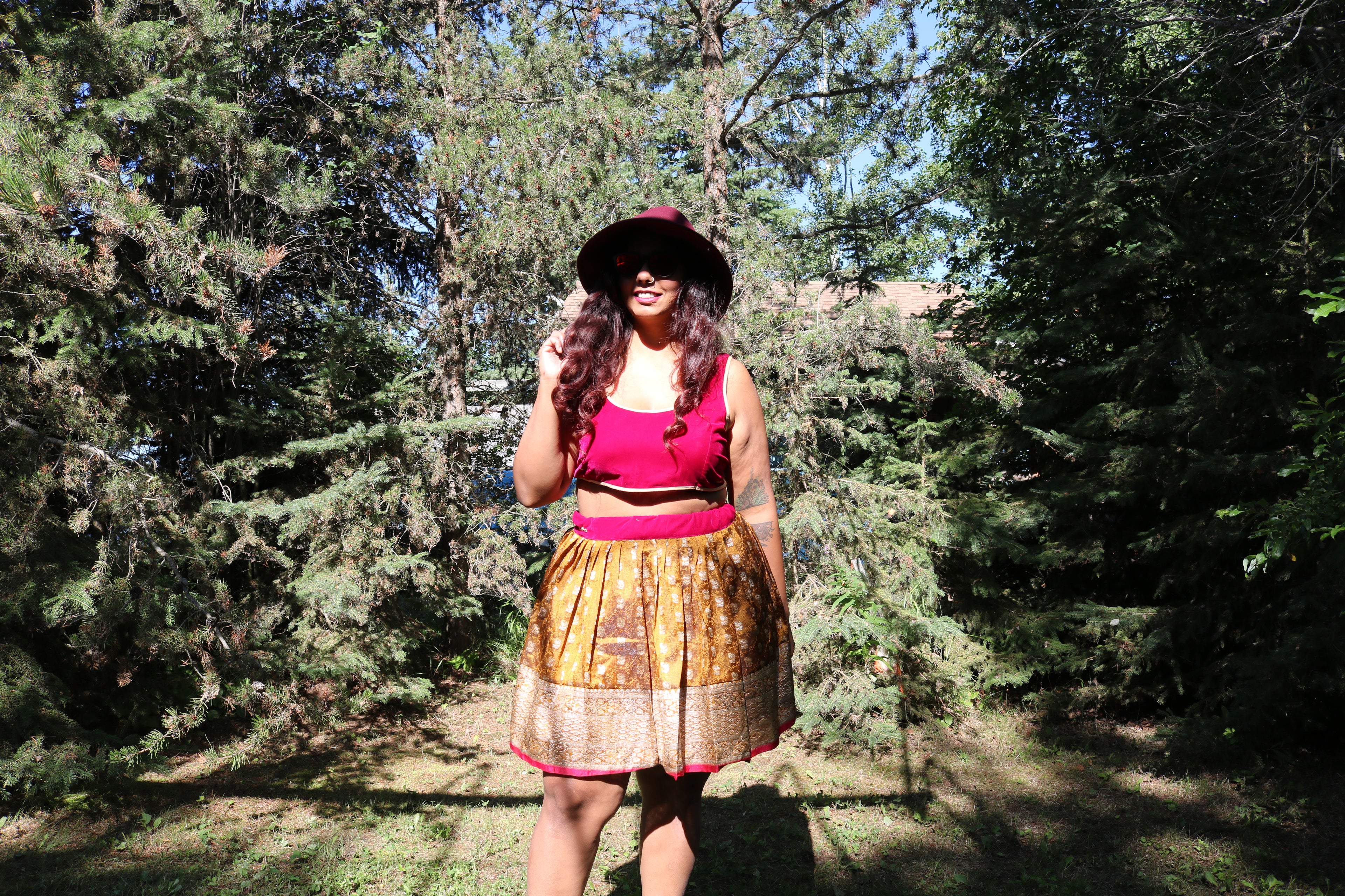 “Maharani’s Honey Glazed” Mini Co-ord Set