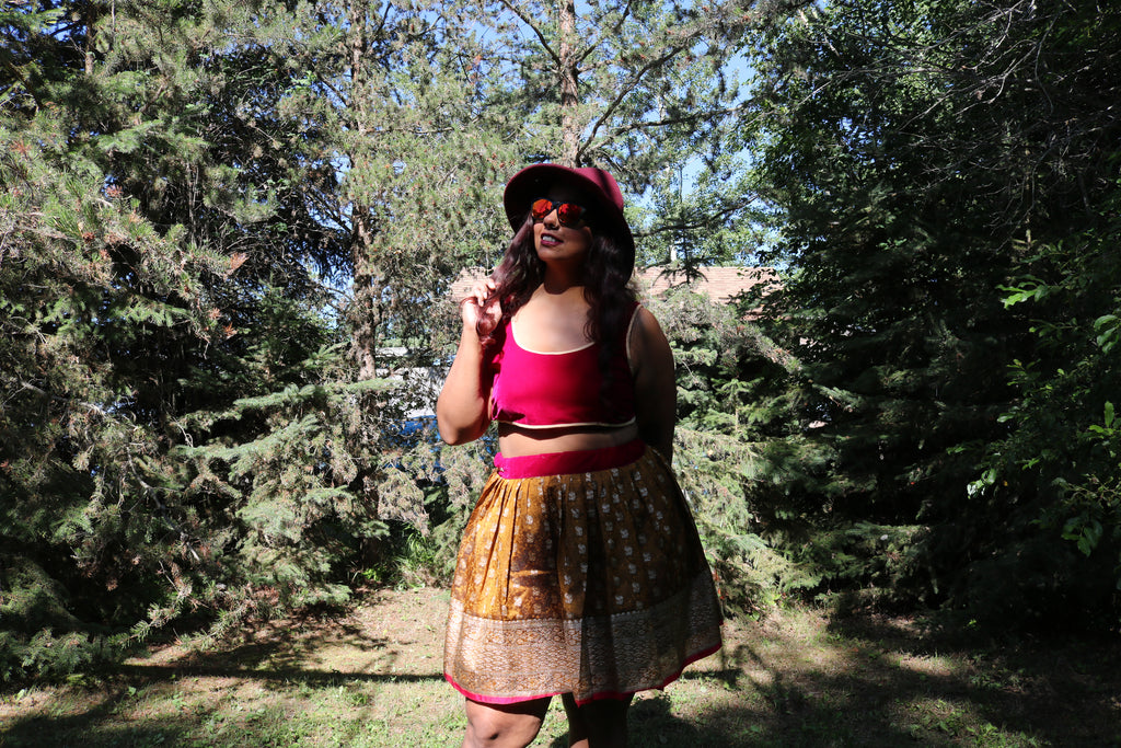 “Maharani’s Honey Glazed” Mini Co-ord Set