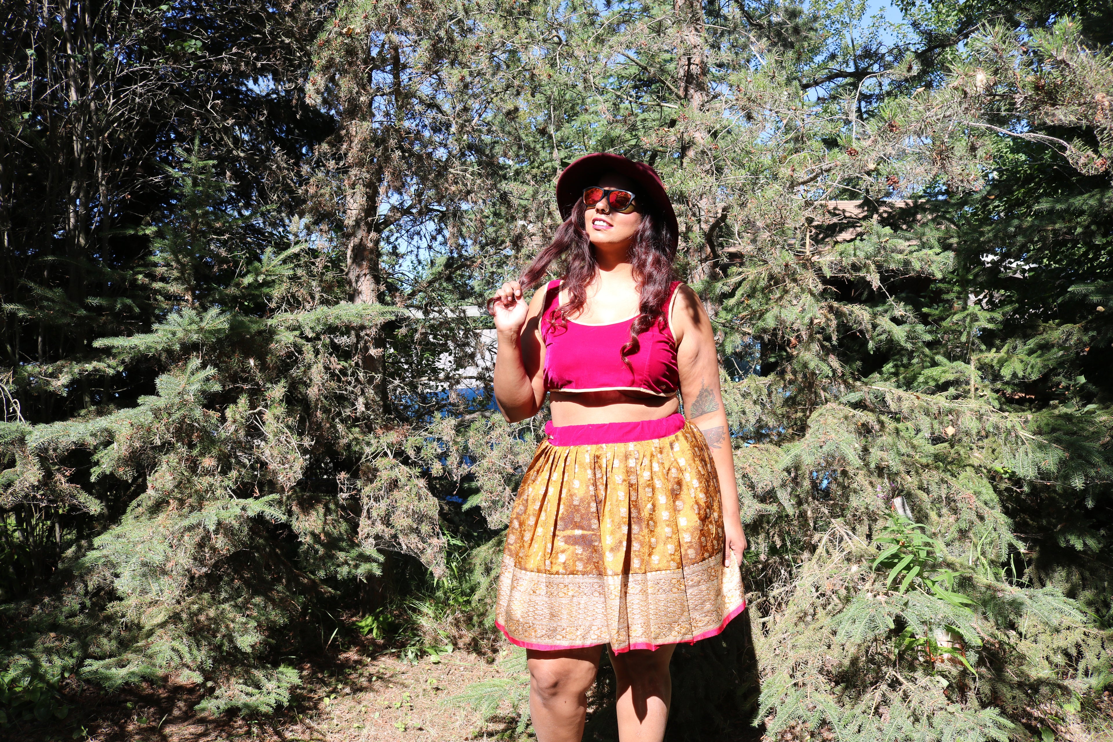 “Maharani’s Honey Glazed” Mini Co-ord Set