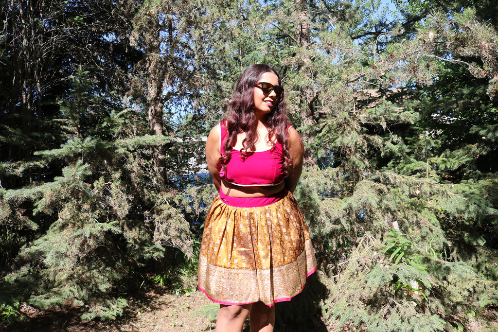 “Maharani’s Honey Glazed” Mini Co-ord Set