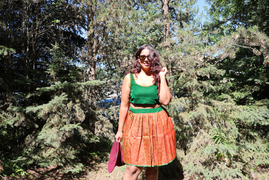 "Maharani's Festive Fling" Mini Co-ord Set