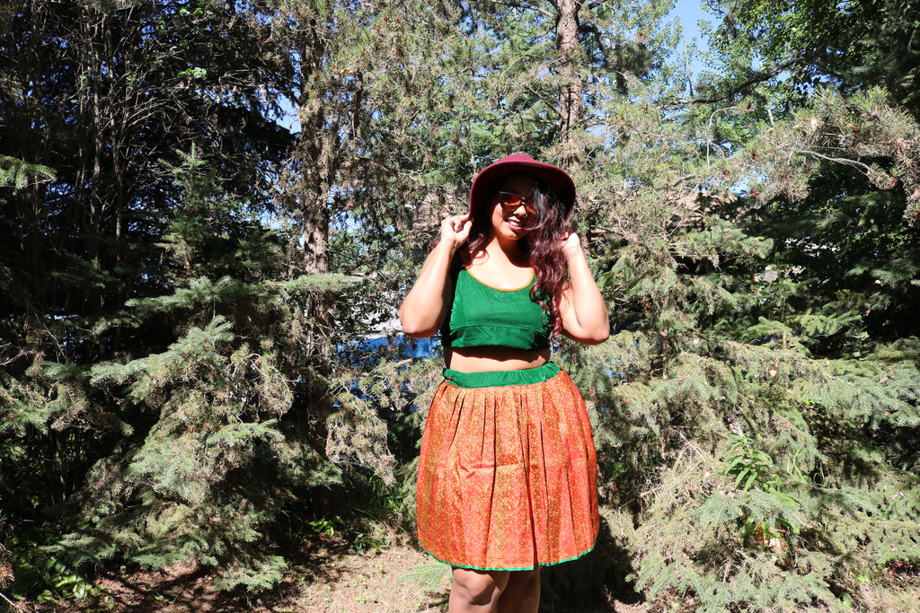 "Maharani's Festive Fling" Mini Co-ord Set