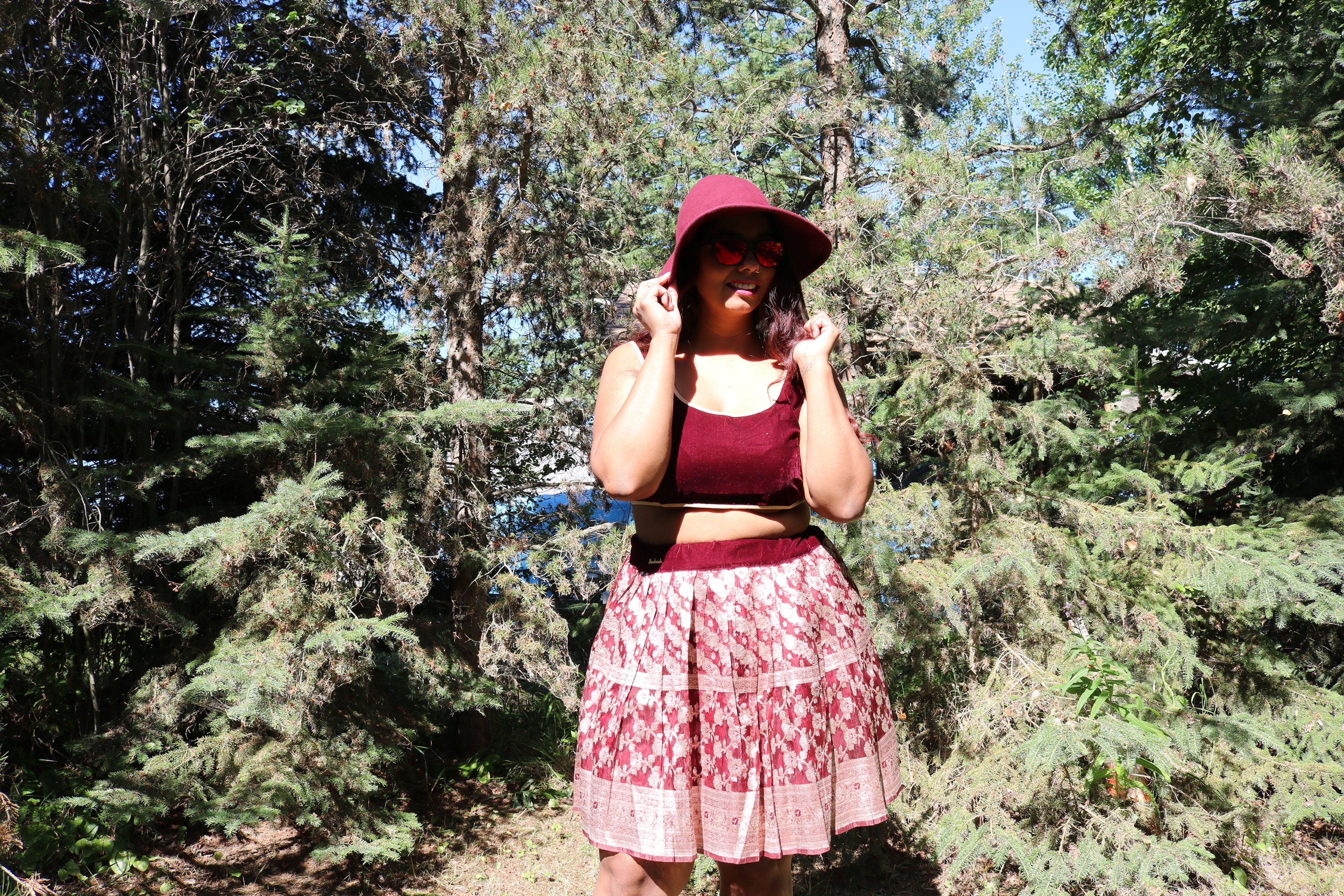 "Maharani's Enchanted Vineyard” Mini Co-ord Set