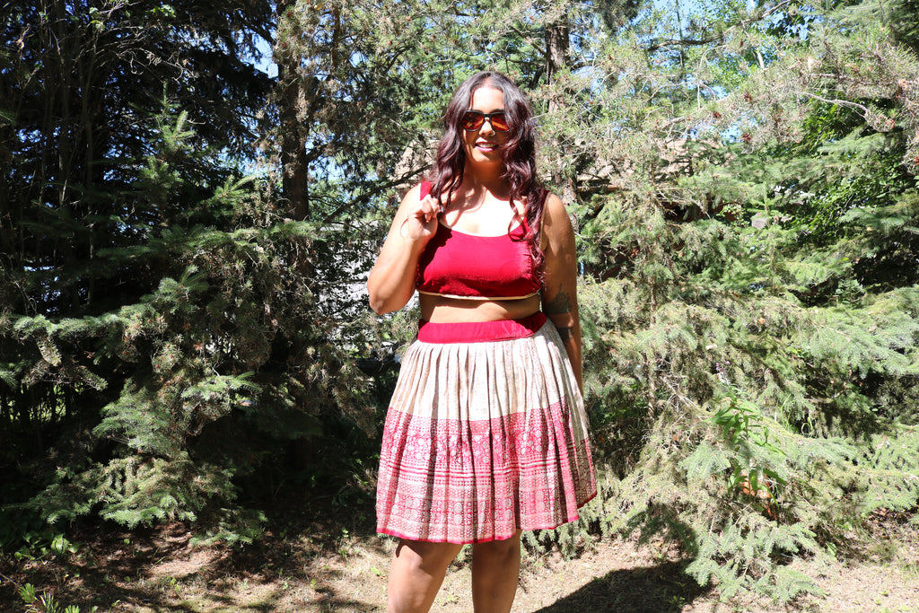 "Maharani's Smoky Lovenote” Mini Co-ord Set