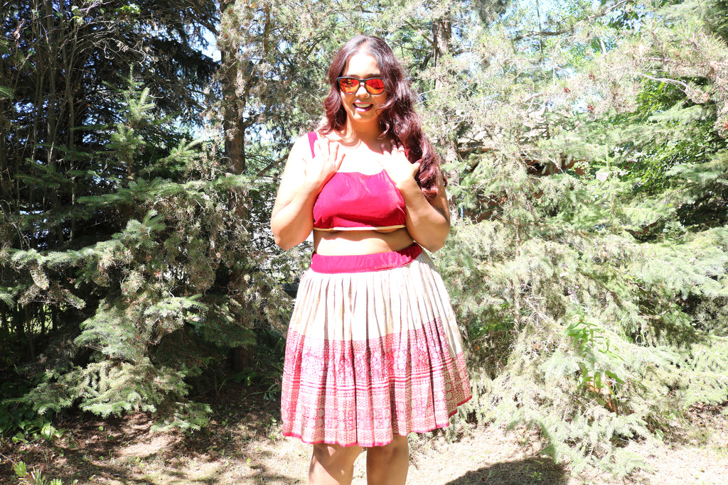 "Maharani's Smoky Lovenote” Mini Co-ord Set