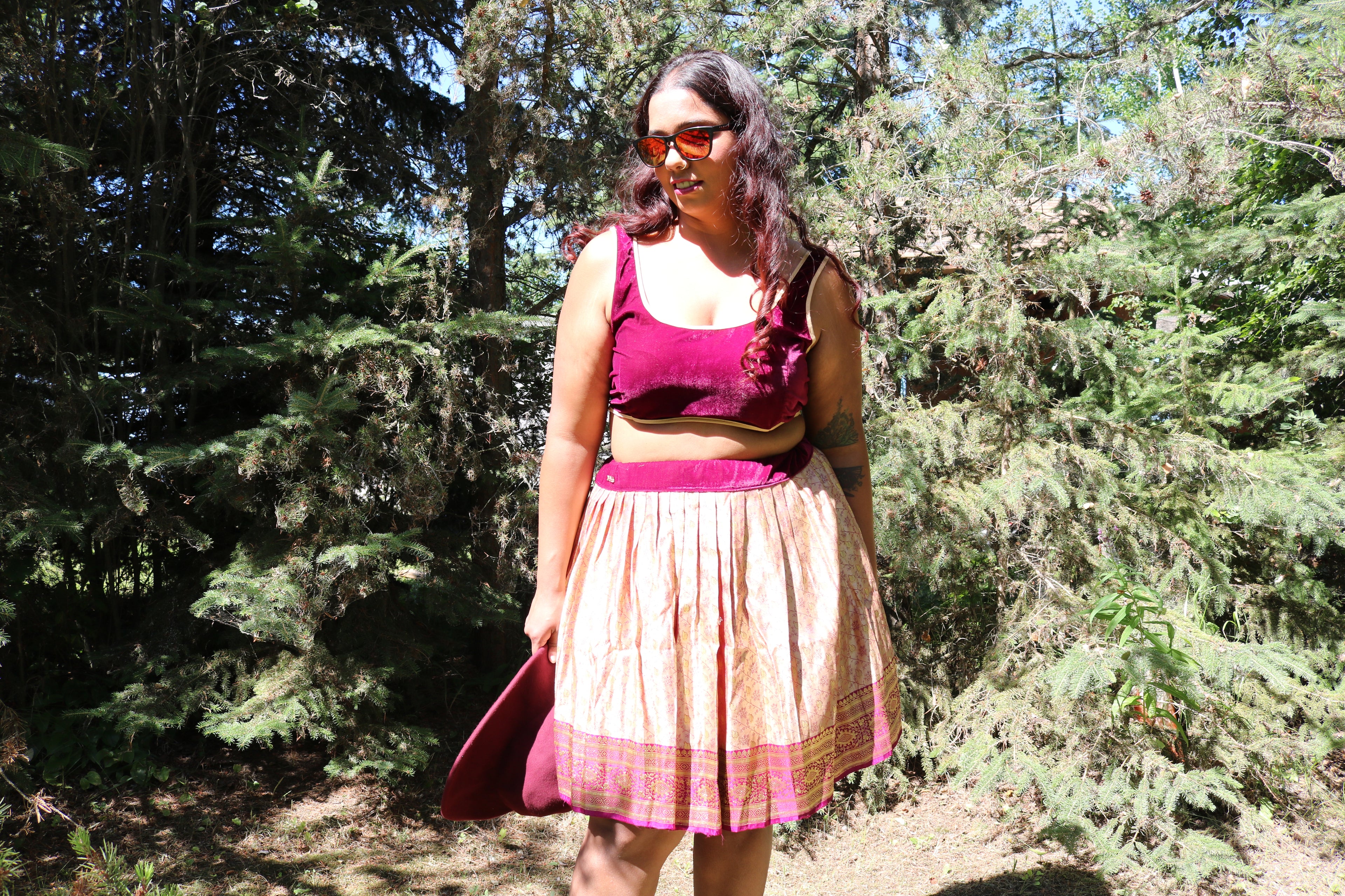 “Maharani’s Tan Teasing” Mini Co-ord Set