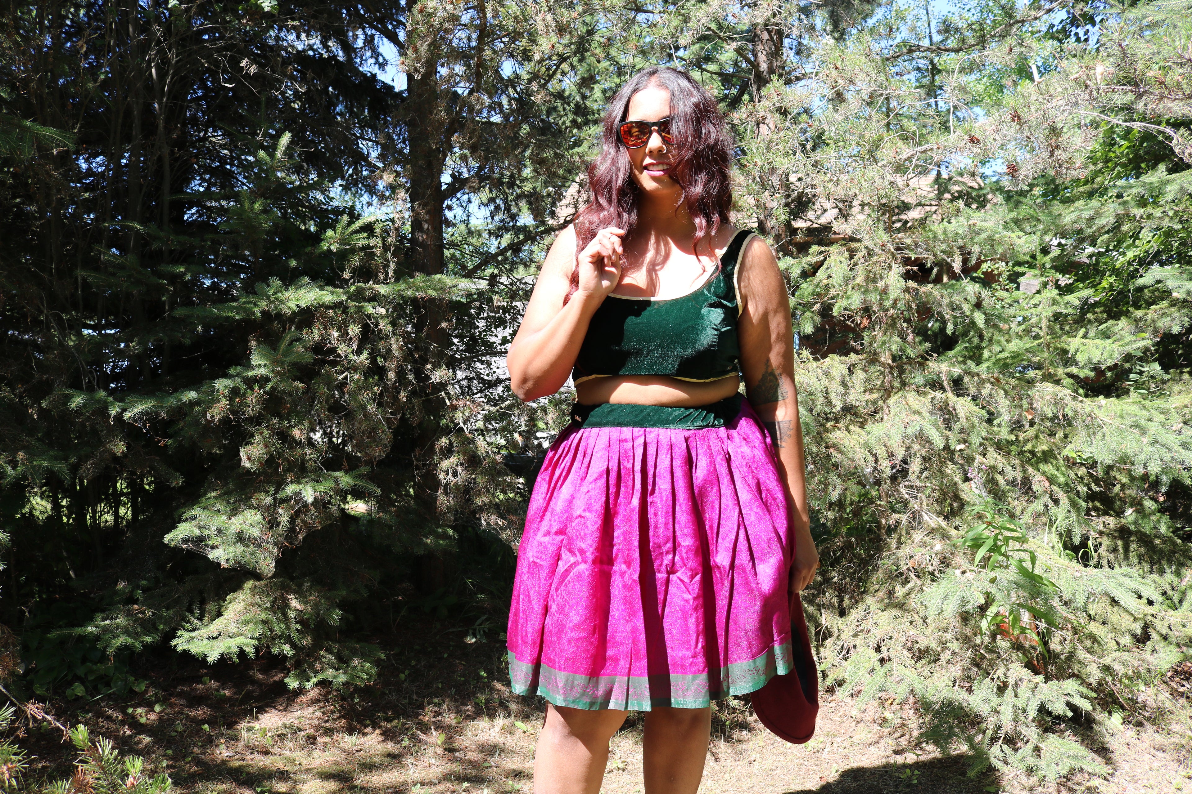 “Maharani’s Whimsical Grove” Mini Co-ord Set