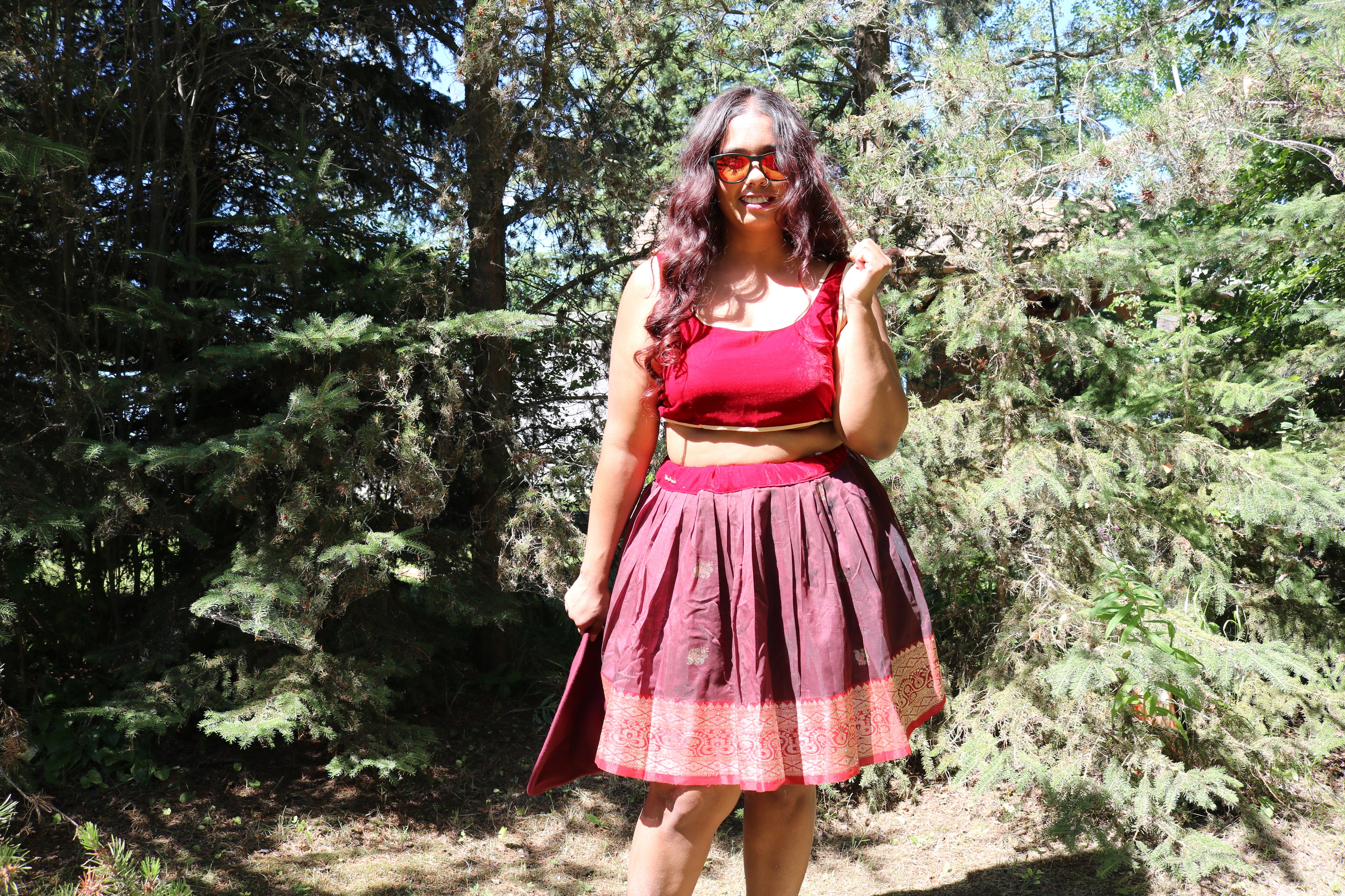 "Maharani's Wine Affair" Mini Co-ord Set