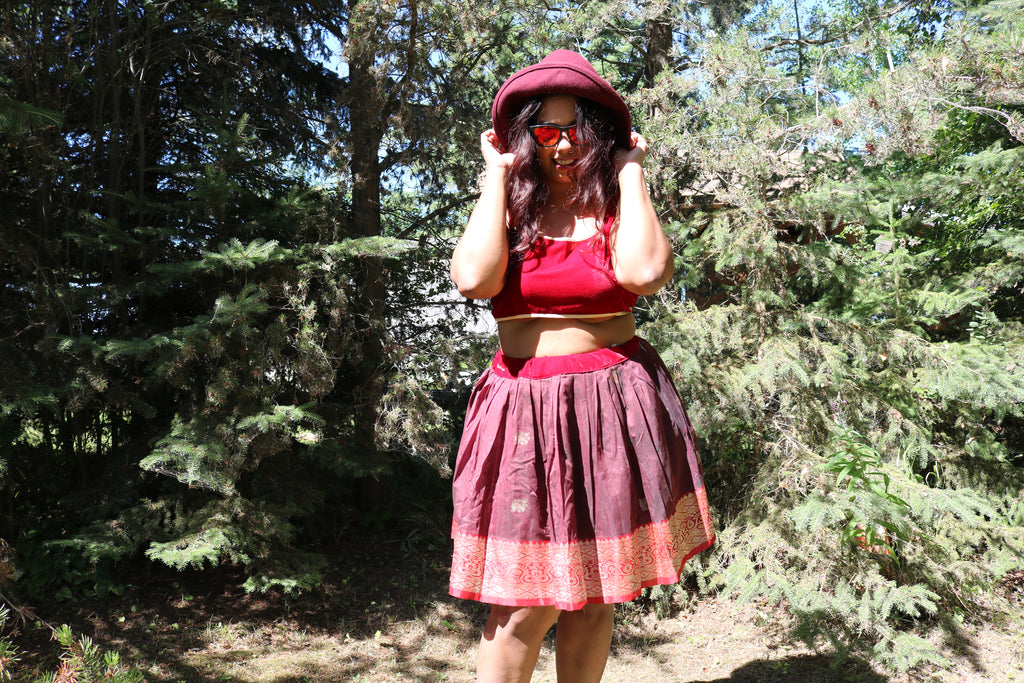 "Maharani's Wine Affair" Mini Co-ord Set