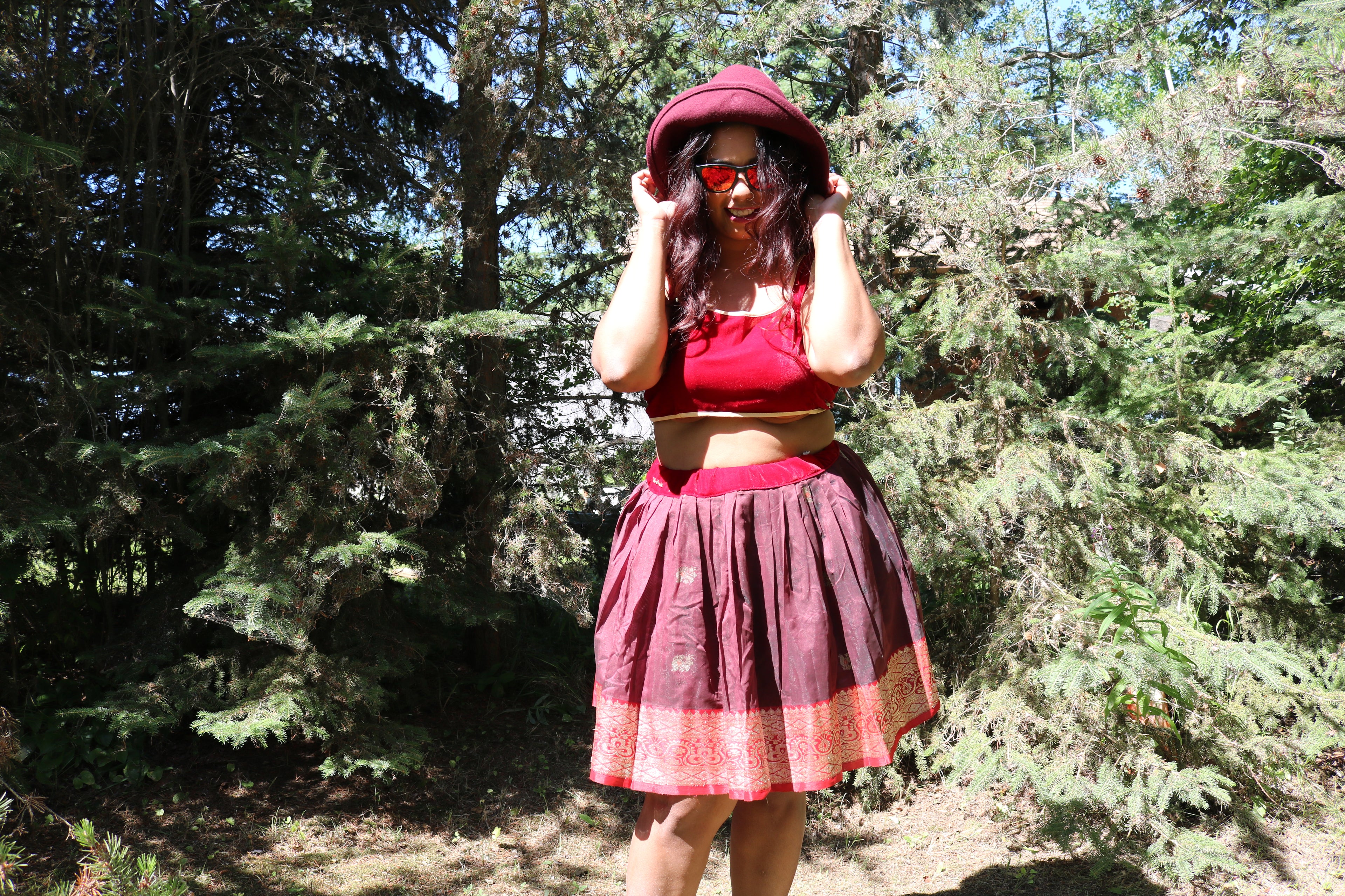 "Maharani's Wine Affair" Mini Co-ord Set
