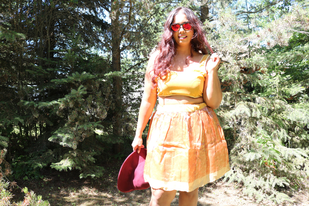 “Maharani’s Sandy Dunes” Mini Co-ord Set