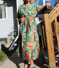 Frida's Canvas Robe in Peach