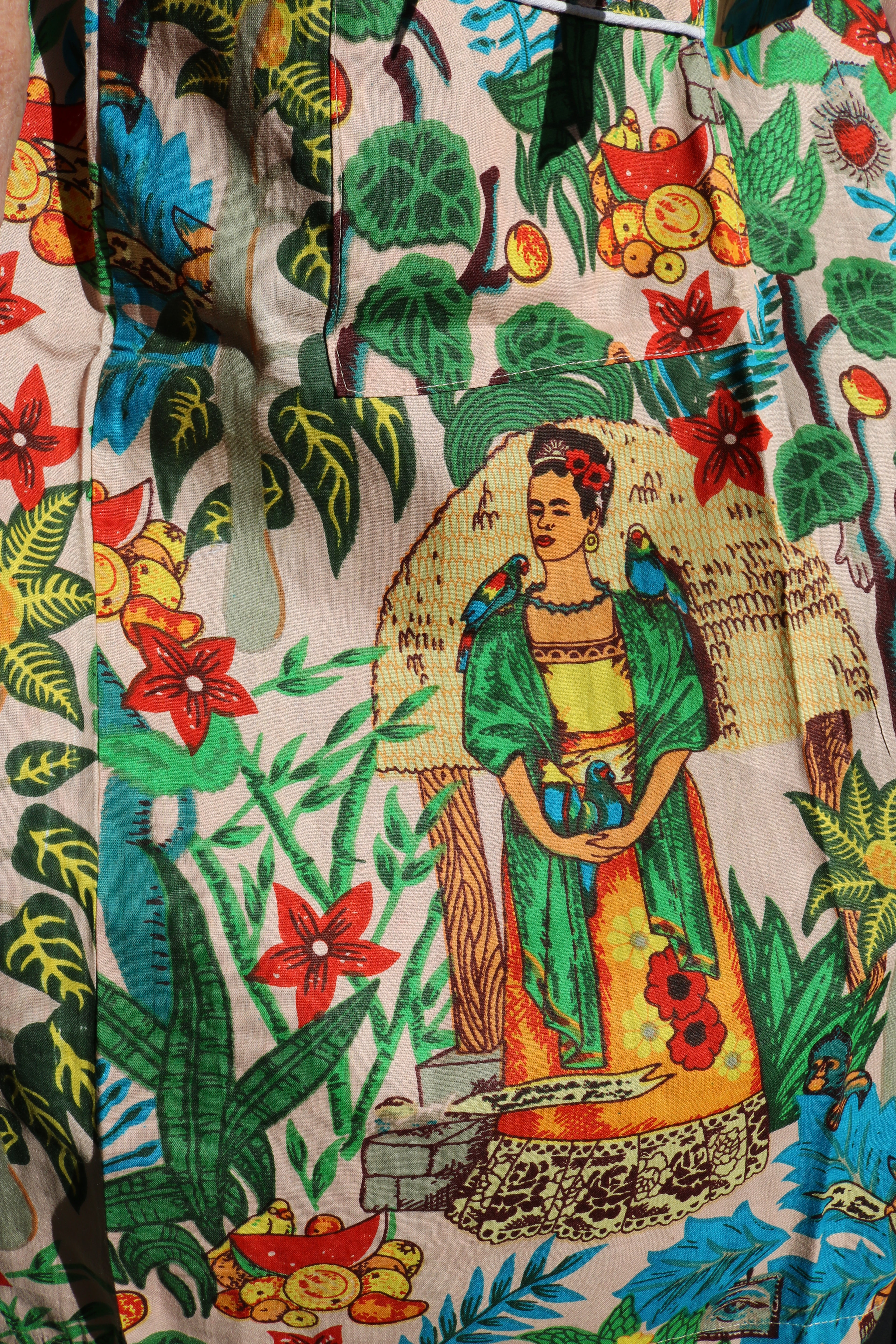 Frida's Canvas Robe in Peach