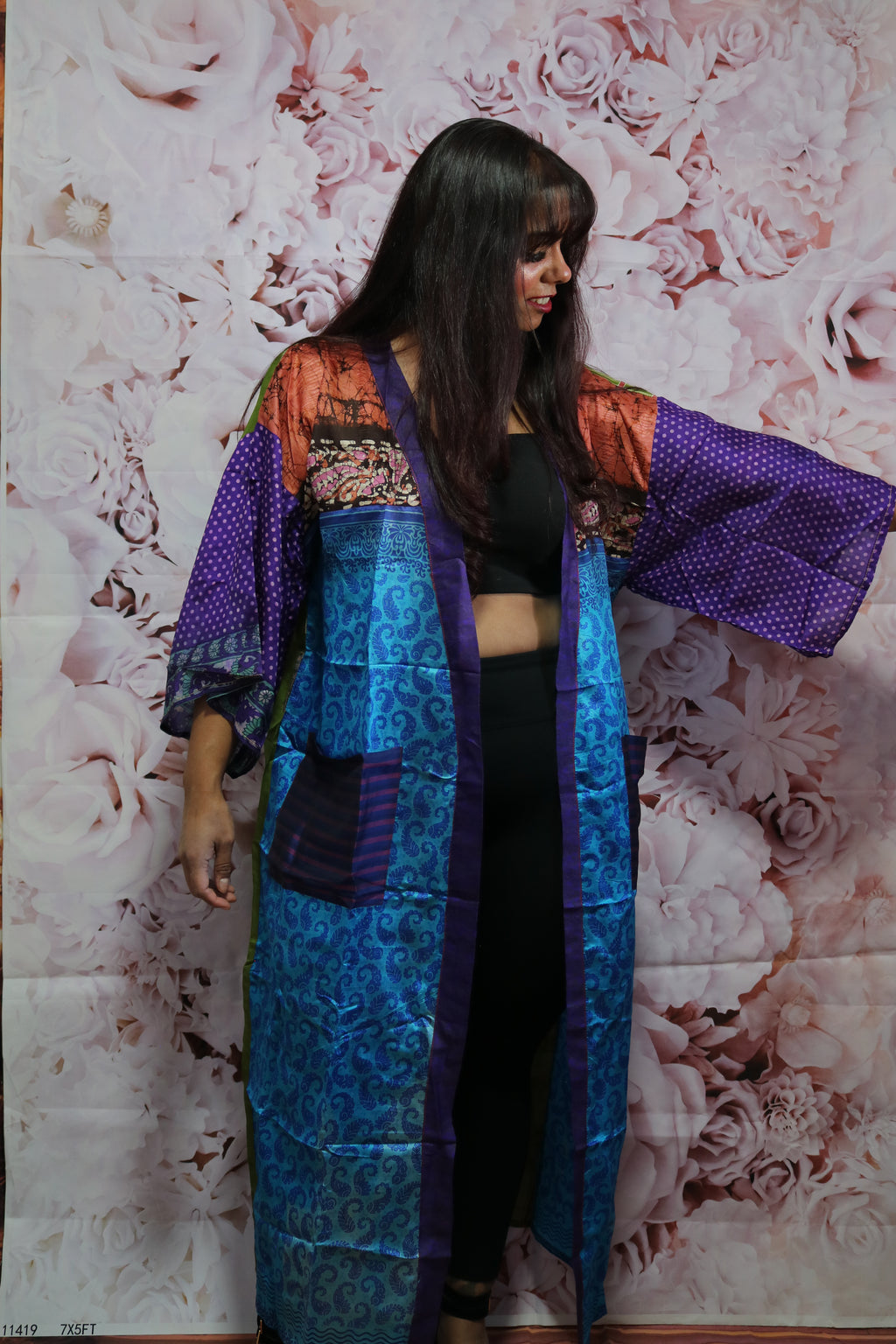 River Silk Robe